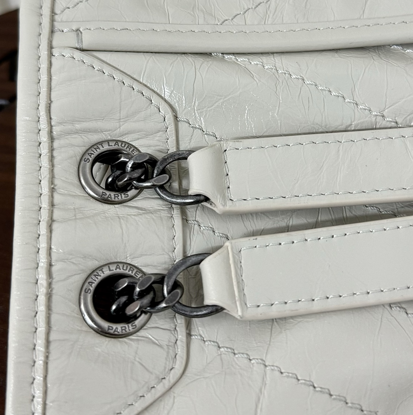 全套包装！型号:，尺寸:22-16.5-7.5cm！Niki新版，链条新增两个D扣，承受能力更强大！油蜡