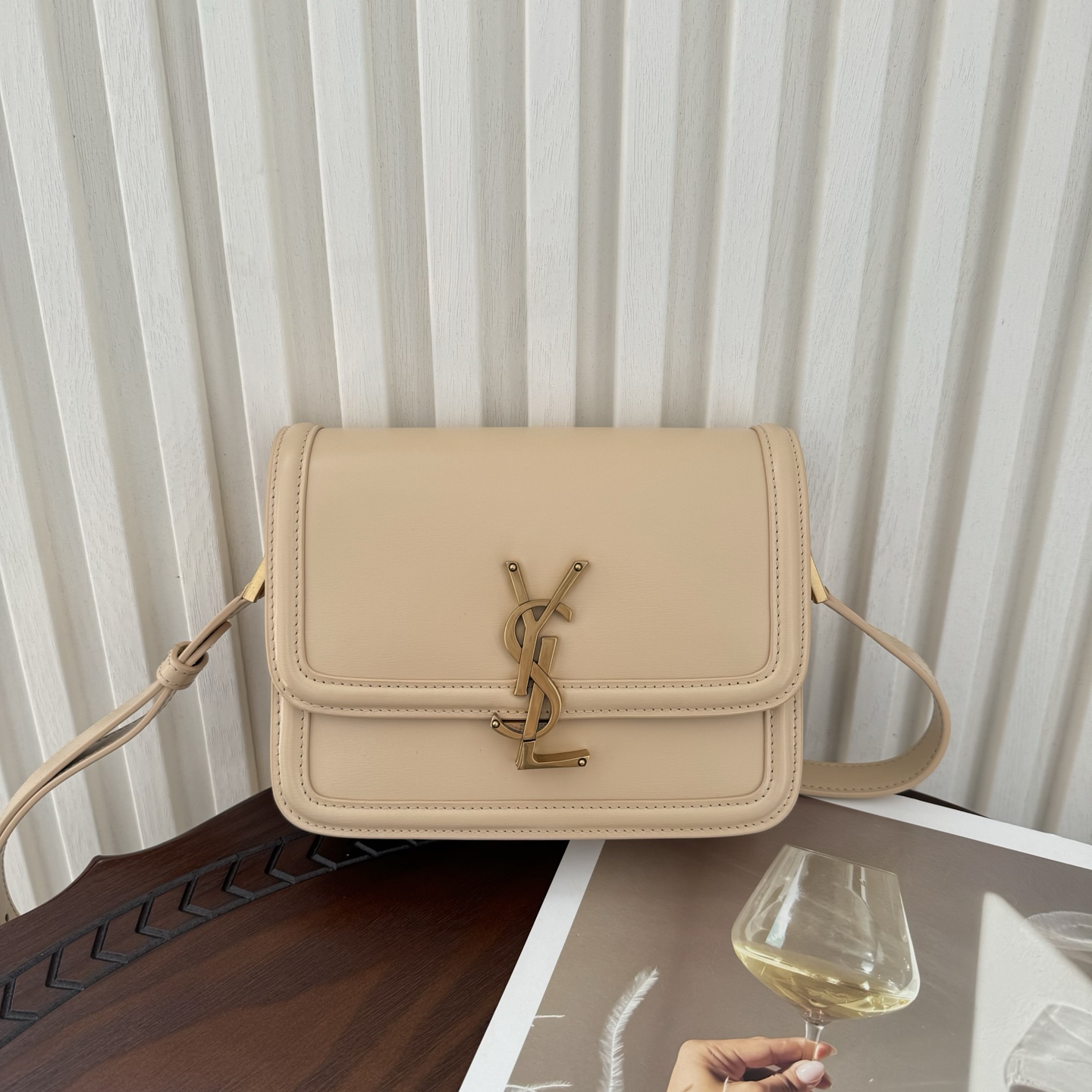 Solferion Box小号，型号:，尺寸:19–14-5cm!打造更高级手感的Box牛皮，越用越美的