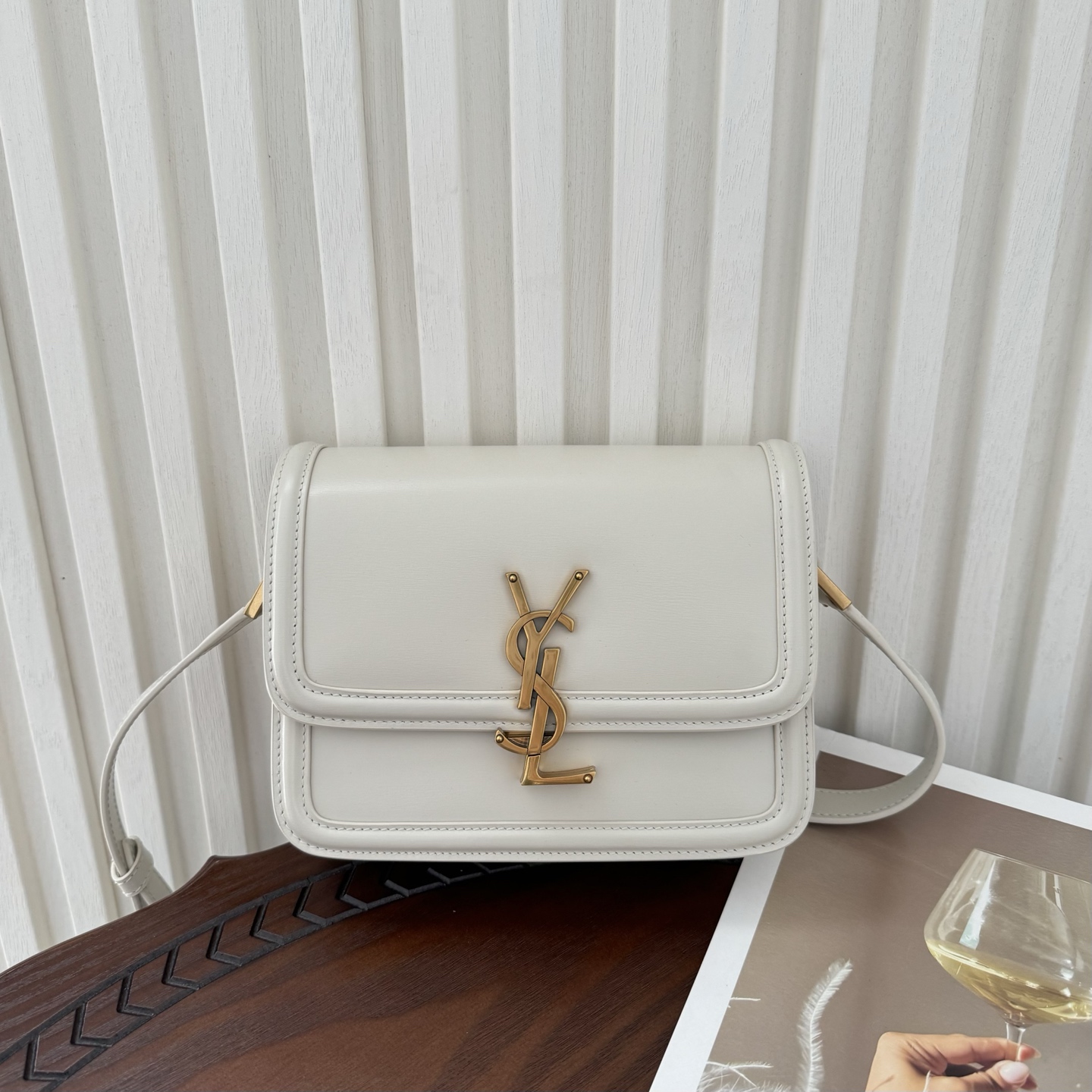 Solferion Box小号，型号:，尺寸:19–14-5cm!打造更高级手感的Box牛皮，越用越美的