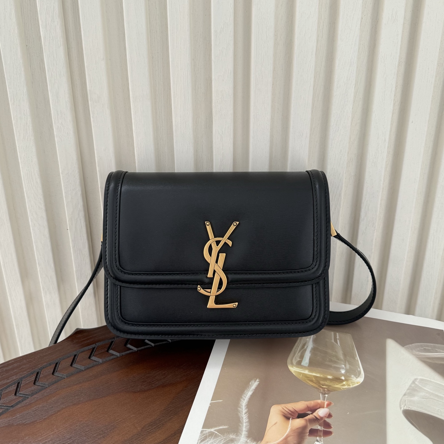 Solferion Box小号，型号:，尺寸:19–14-5cm!打造更高级手感的Box牛皮，越用越美的