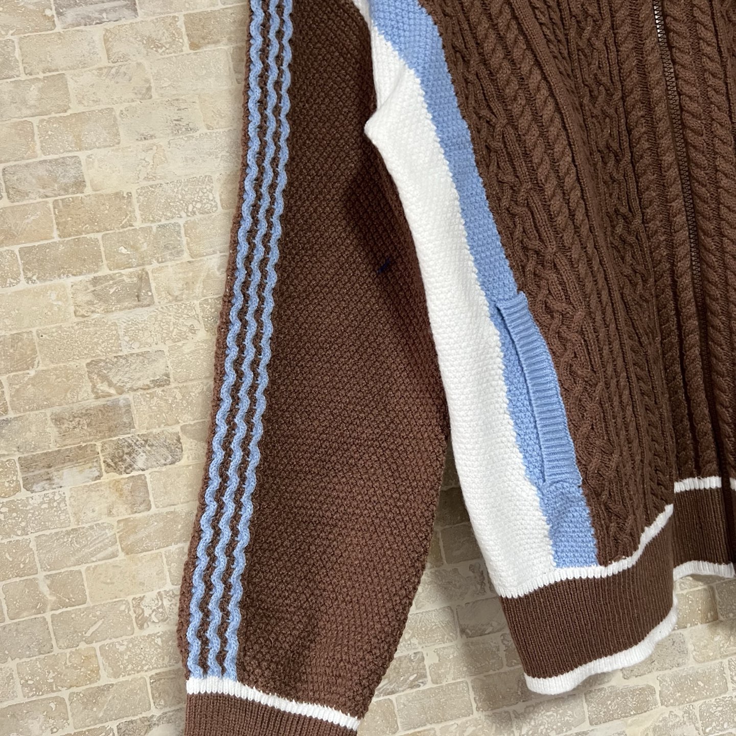 299💰（编号101）
Adidas联名CLOT小绣花羊毛拉链外套