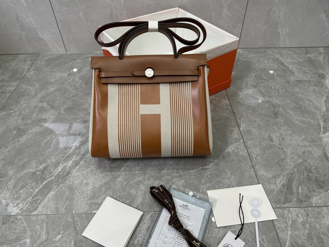 Hermes Herbag Bolsos cruzados y bandoleras Mejor AAA+
 Universal para hombres y mujeres Lona