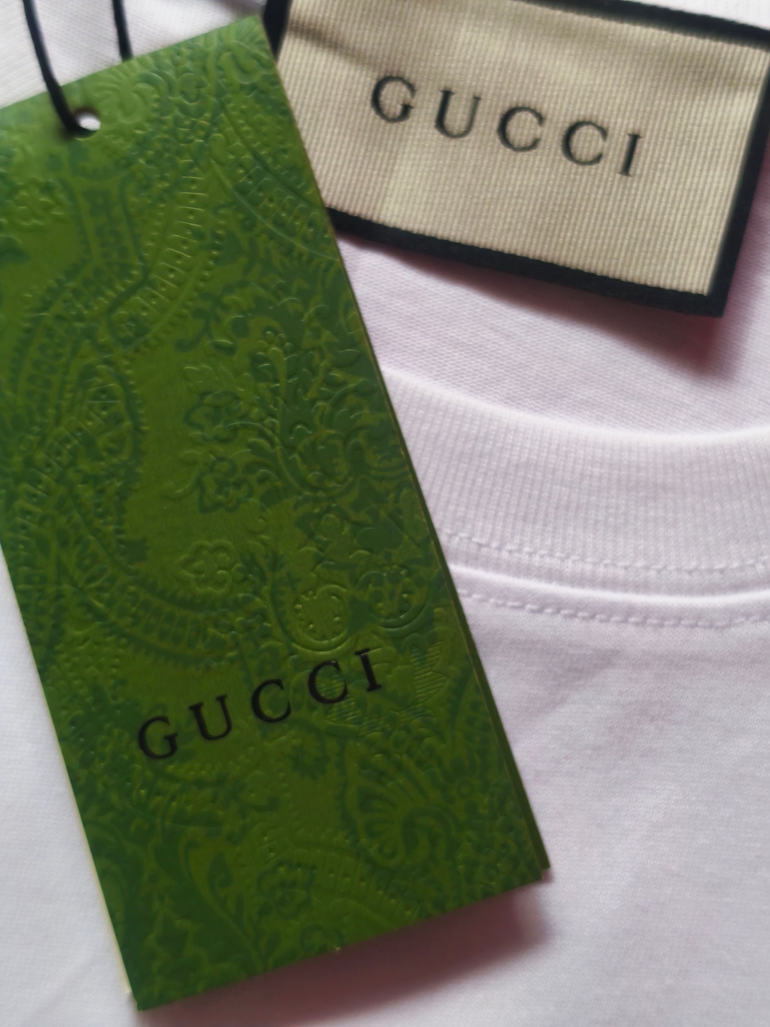 Gucci 古驰 GUCCI2026春夏季新款 搭配重工高端个性LOGO印花，做工细致完美