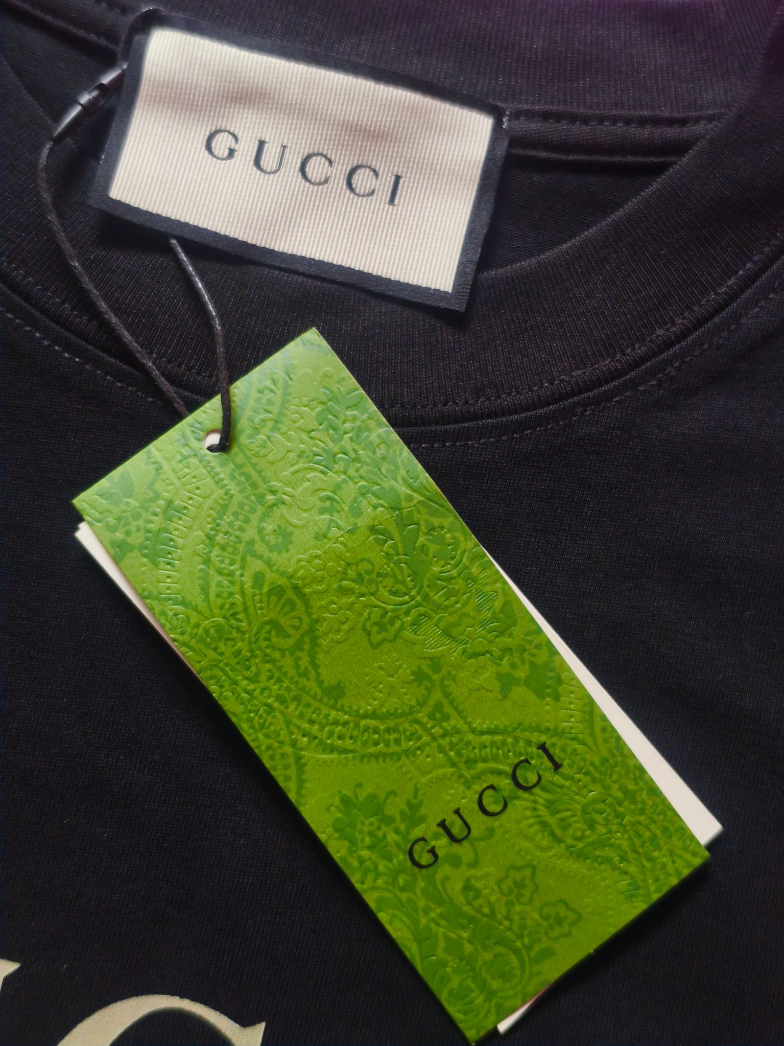 Gucci 古驰 GUCCI20256春夏季新款 搭配重工高端个性LOGO印花，做工细致完美