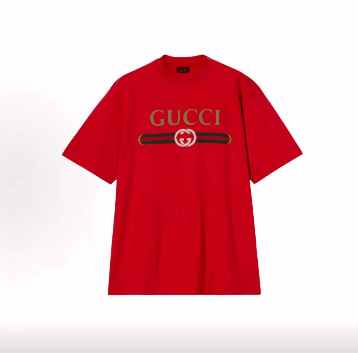 Gucci 古驰 GUCCI2026春夏季新款 搭配重工高端个性LOGO印花，做工细致完美