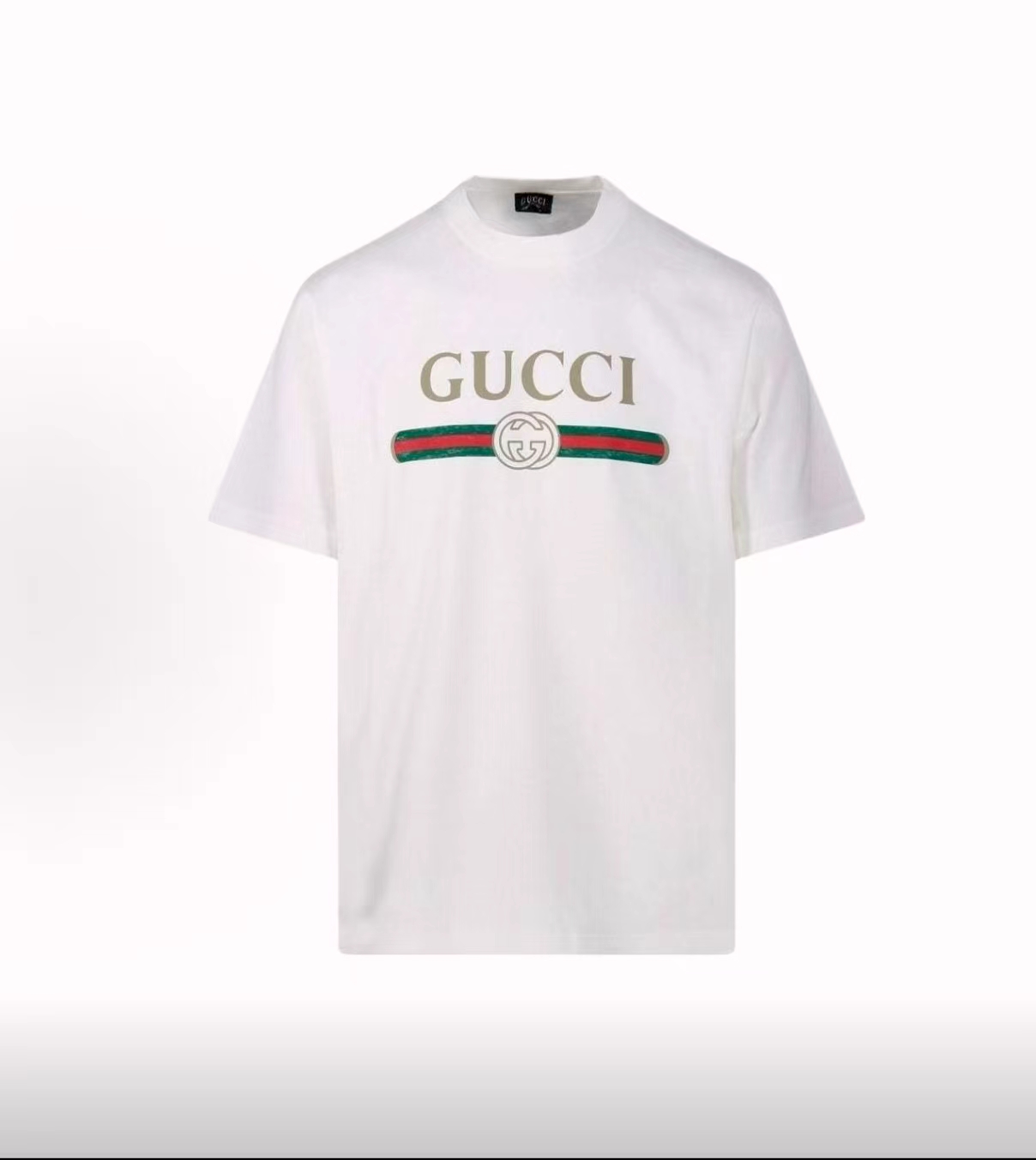 Gucci 古驰 GUCCI2026春夏季新款 搭配重工高端个性LOGO印花，做工细致完美