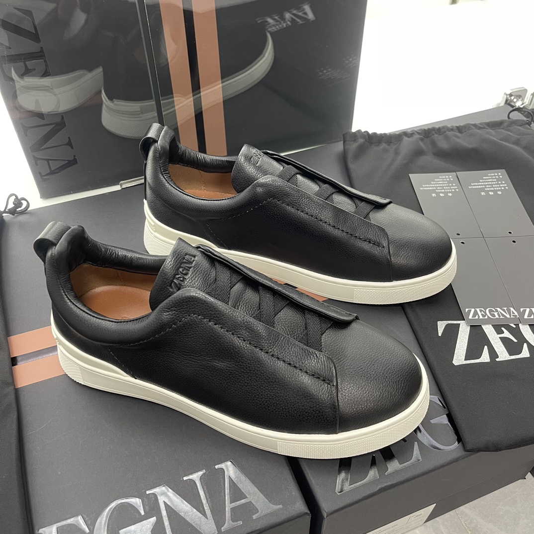 Zegna Chaussures De Sport Chaussures Décontractées Couleur beige Hommes Cuir de vache Deerskin Caoutchouc Le TPU Peu importe