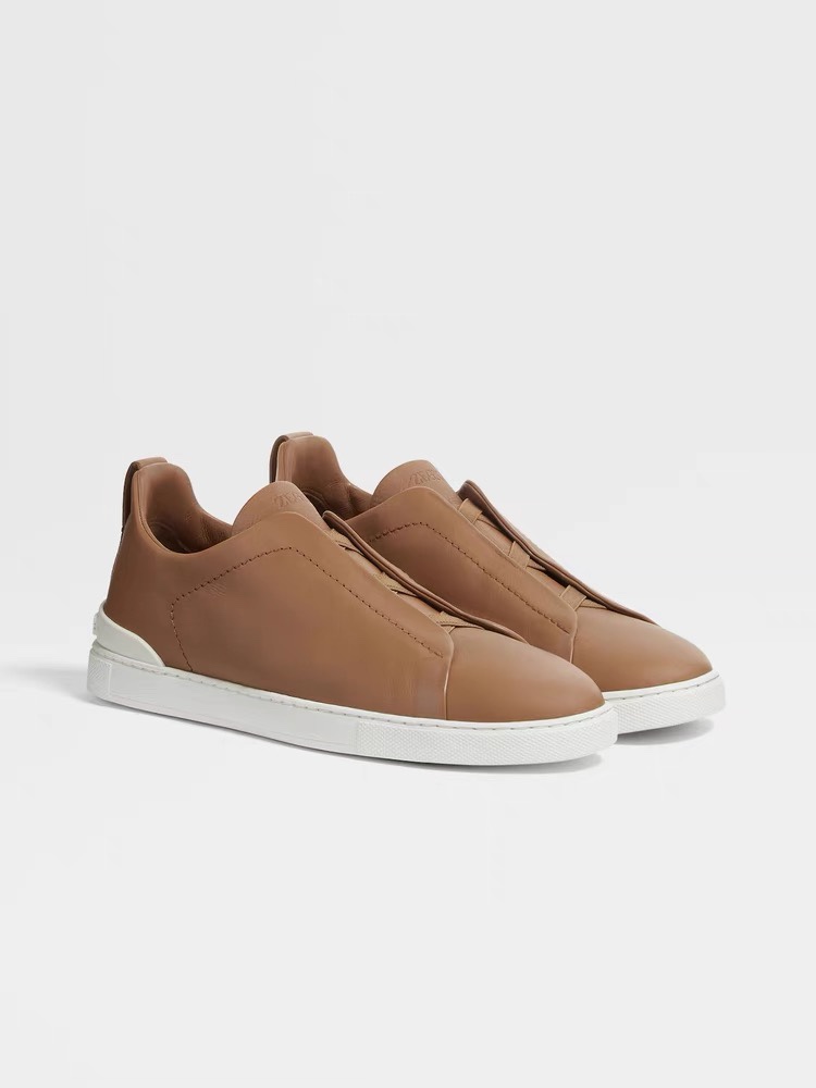 Precio de fábrica ERMENEGILDO ZEGNA Zegna Men's COUTURE Triple Stitch Sneakers Edición limitada La T