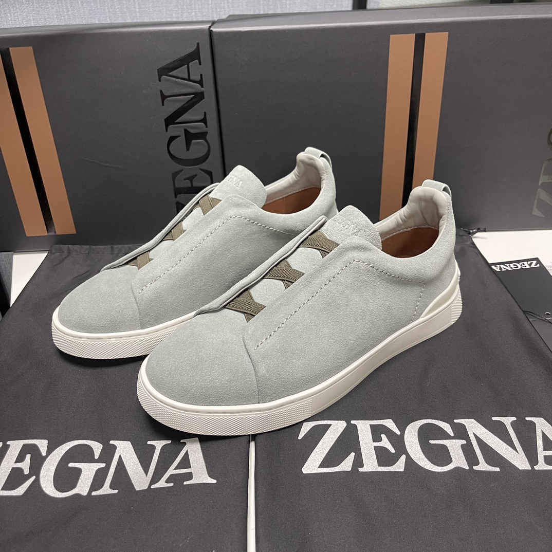 Zegna Chaussures De Sport Chaussures Décontractées Couleur beige Hommes Cuir de vache Deerskin Caoutchouc Le TPU Peu importe