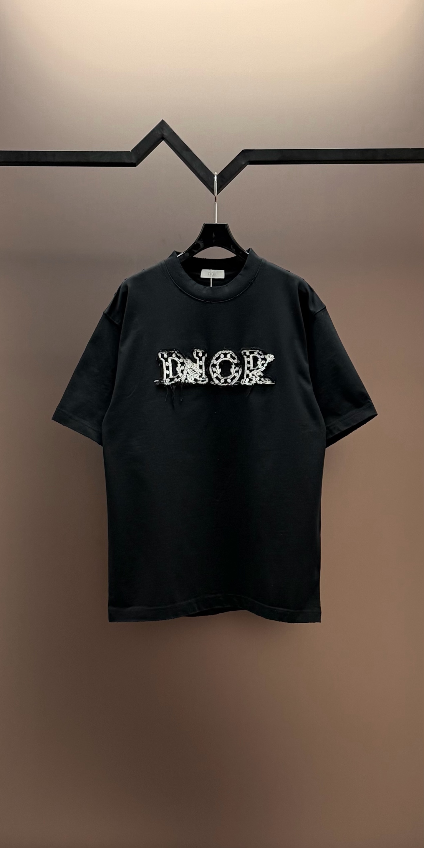 Dior 品牌：Dior迪奥 25SS最新 Dior贴布刺绣工艺短袖T恤，品牌元素标志性刺绣Logo 彰显品牌魅力