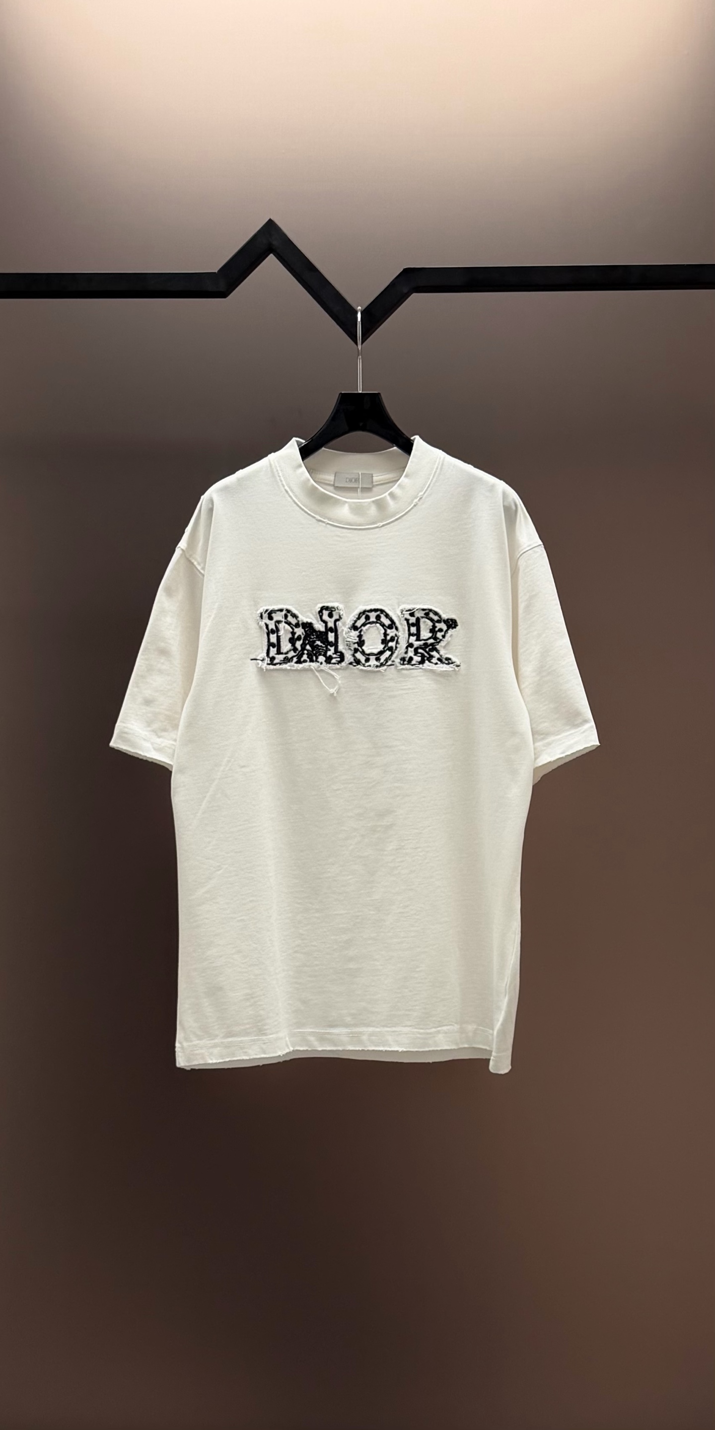 Dior 品牌：Dior迪奥 25SS最新 Dior贴布刺绣工艺短袖T恤，品牌元素标志性刺绣Logo 彰显品牌魅力