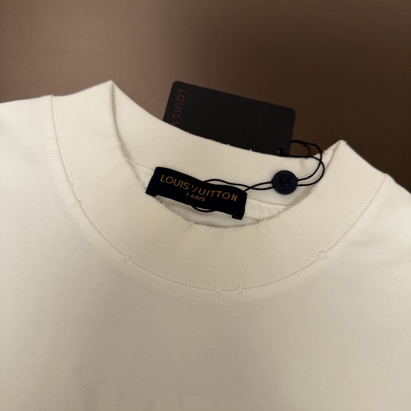 Louis Vuitton 品牌：LV路易威登 26SS最新 胸前 Logo字母刺绣工艺Lv后背贴布刺绣工艺短袖T恤