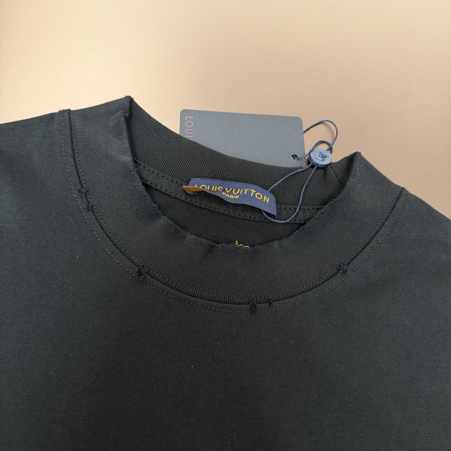 Louis Vuitton 品牌：LV路易威登 26SS最新 胸前 Logo字母刺绣工艺Lv后背贴布刺绣工艺短袖T恤