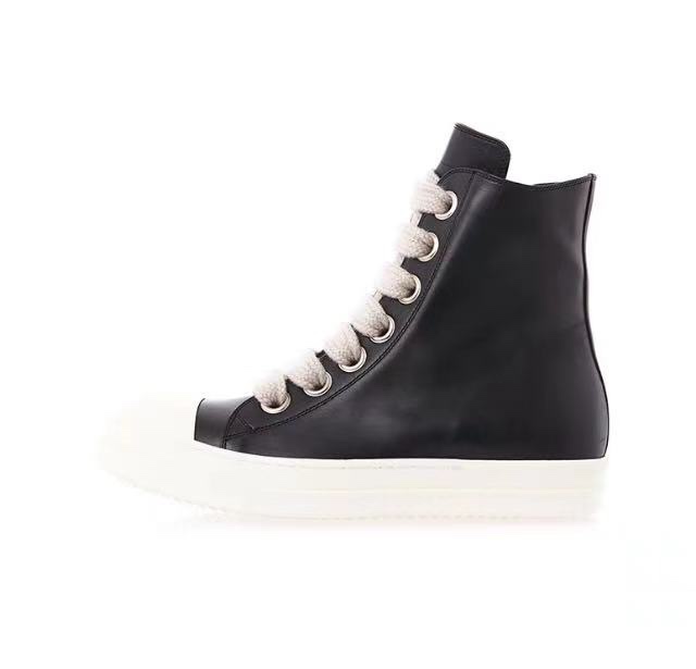 NO:263868,Rick Owens [Rick Owens] Fashionable casual shoes in cowhide!  Popular items on the official website original high-end customization!  The highest version of the market is the first choice for the use of minimalist colors and carefully tailored classic and versatile!  High-quality, low-priced version, super positive upper combined with imported cowhide, soft and comfortable!  Original outsole couples model women's size 35–47, casual shoes/sports shoes, sneakers, cowhide19860909牛皮里正确字母瑞克-欧文斯【Rick Owens】时尚休闲板鞋！官网热门单品 原版高端定制 ！市场最高版本极简主义的色彩运用与用心剪裁经典百搭首选！高品质低价位版型超正 鞋面结合进口牛皮,柔软舒适！原版大底 情侣款 女码35–47,休闲鞋/运动鞋,sneakers,cowhide,Women's Shoes