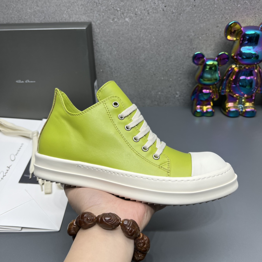 NO:263875,Rick Owens’s stylish casual shoes with the correct letters!  Popular items on the official website original high-end customization!  The highest version of the market is the first choice for the use of minimalist colors and carefully tailored classic and versatile!  High-quality, low-priced version, super positive upper combined with imported cowhide, soft and comfortable!  Original outsole couples model women's size 35–47, casual shoes/sports shoes, sneakers, cowhide19860909正确字母瑞克-欧文斯【Rick Owens】时尚休闲板鞋！官网热门单品 原版高端定制 ！市场最高版本极简主义的色彩运用与用心剪裁经典百搭首选！高品质低价位版型超正 鞋面结合进口牛皮,柔软舒适！原版大底 情侣款 女码35–47,休闲鞋/运动鞋,sneakers,cowhide,Women's Shoes