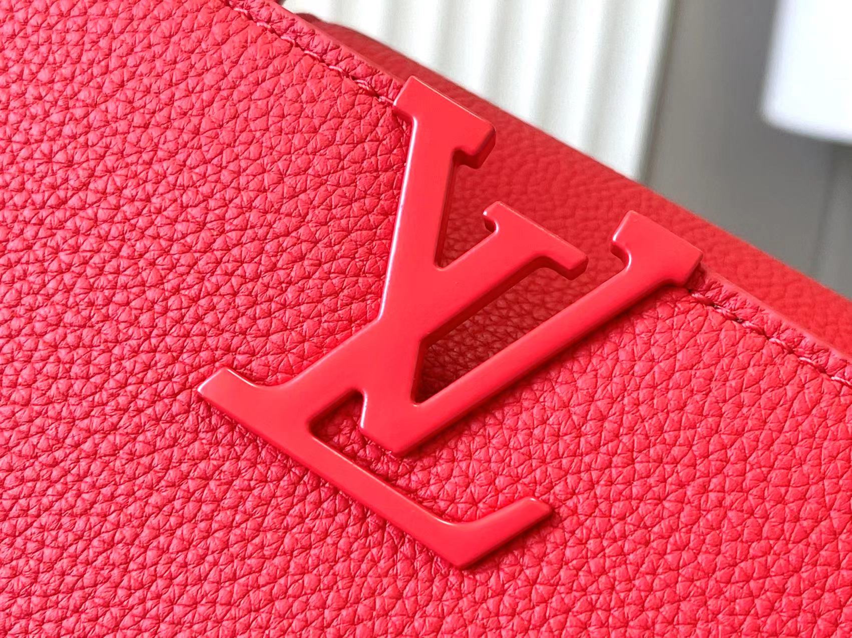 ❗️特级精品🔺变码芯片🔺M11798/M48865红色哑光款🔸本款Cap手袋融合哑光Taurillon 