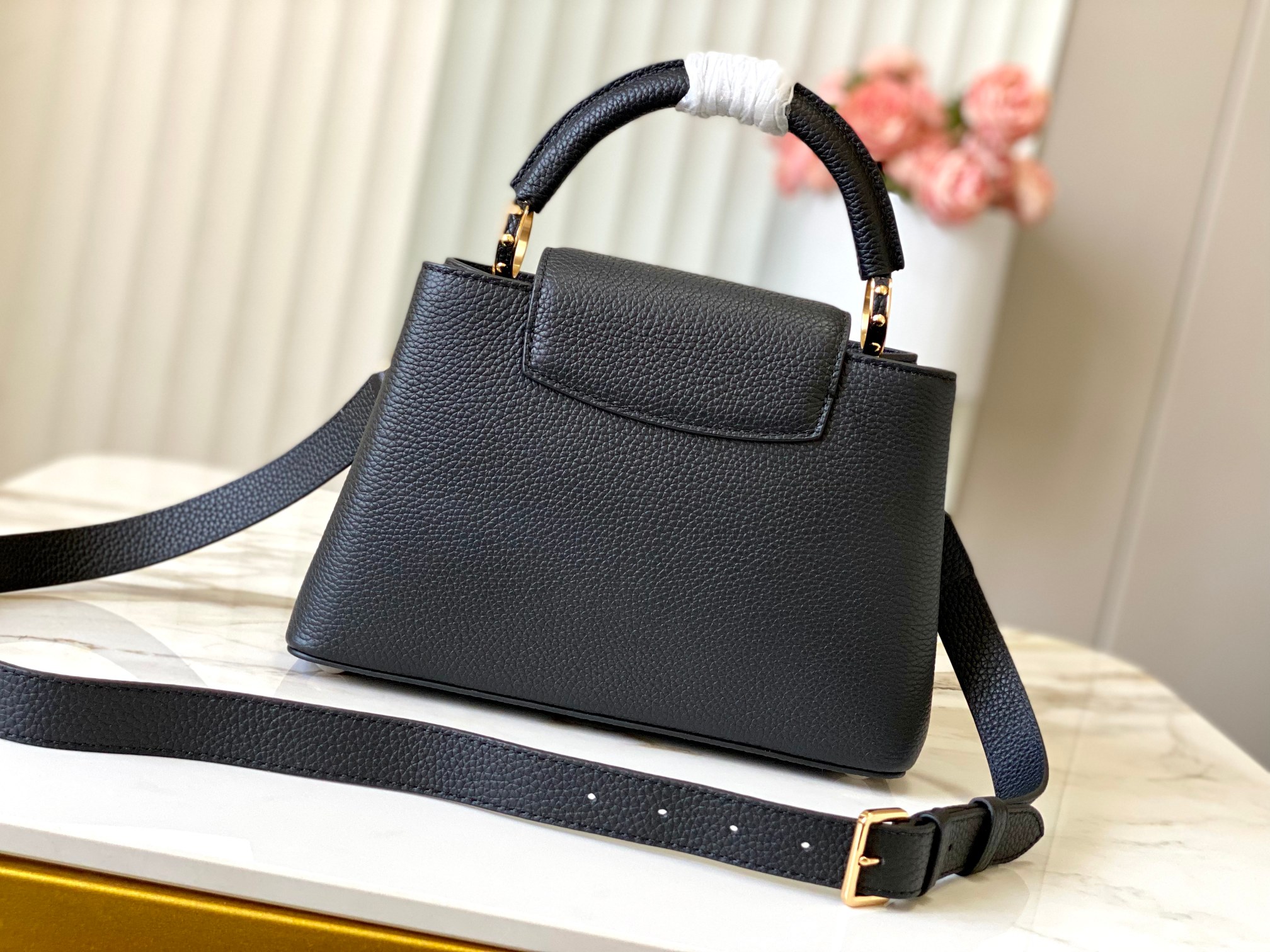  🔺特级精品🔺动态芯片🔺M12345/M48865黑三合一链条款🔹本款Capucines手袋出自Tril