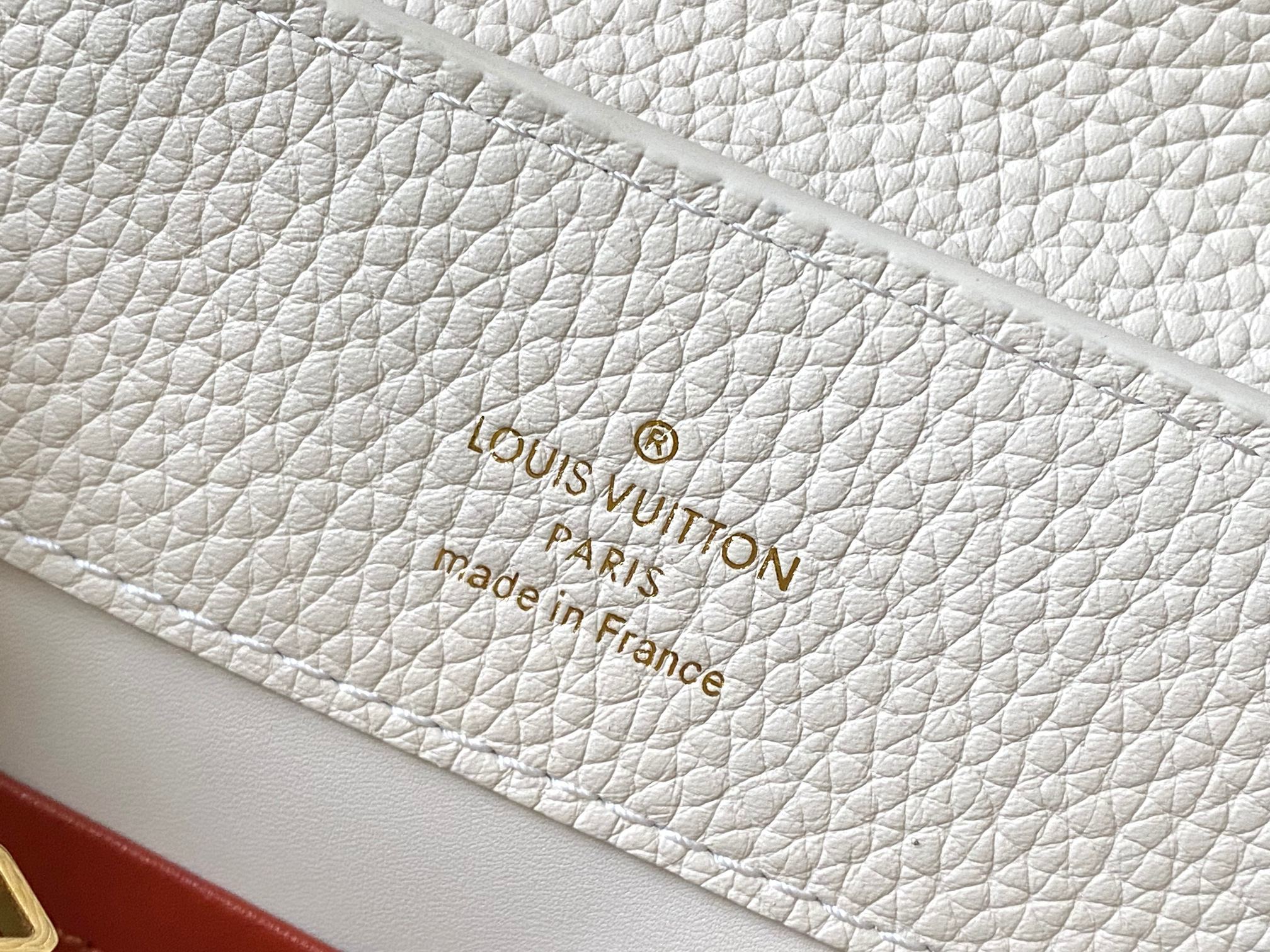 🔸特级精品🔸动态芯片🔸M12938/M48865奶白圆花环扣款✨本款Capucines 手袋取材柔韧Ta