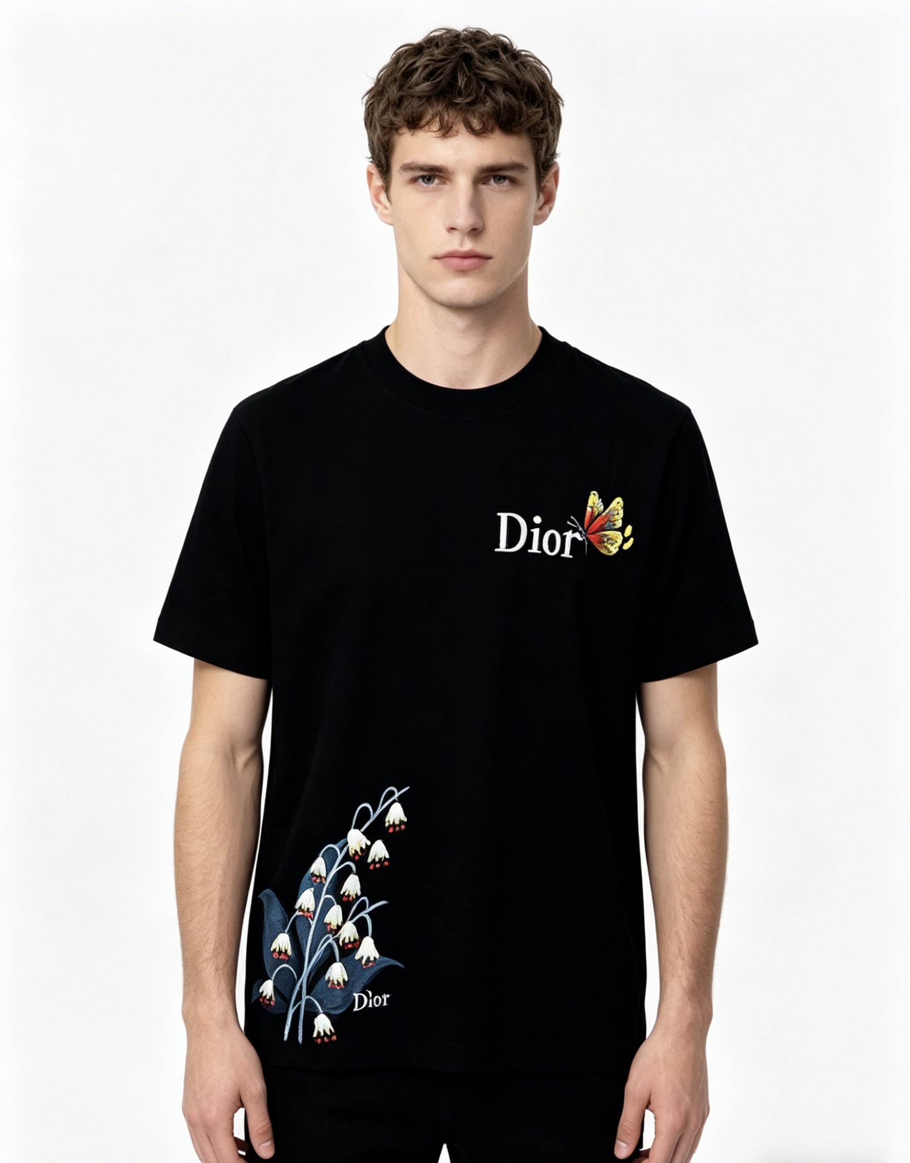 NO:773610,.Dior..2026 spring and summer new fashionable round neck short-sleeved advanced customization versatile style!  It is more practical and can be easily controlled by anyone. It is made of modal spandex fabric and has a luxurious classic brand logo design. It is very classy and a must-buy for those who know the goods!  The tailoring is a slim fit. It is very delicate, shows aura, and highlights the sophistication of men. This is unique. It is just right for slim fit and the upper body effect is very good. Size s-xxL. s wears 175/,, dior, T-shirt,19860909.Dior..2026春夏新品时尚圆领短袖高级定制百搭款式！更有实用感 任何人都可以轻松驾驭 采用莫代尔氨纶面料制作,奢华经典品牌logo设计,b非常显档次懂货的必须入！版型剪裁属于修身款 非常精致,显气场,又会凸显男士的精致,这就是独到之处,恰到好处的修身,上身效果非常赞.尺码s-xxL.s穿175/,,dior,T-shirt,,Men's clothing