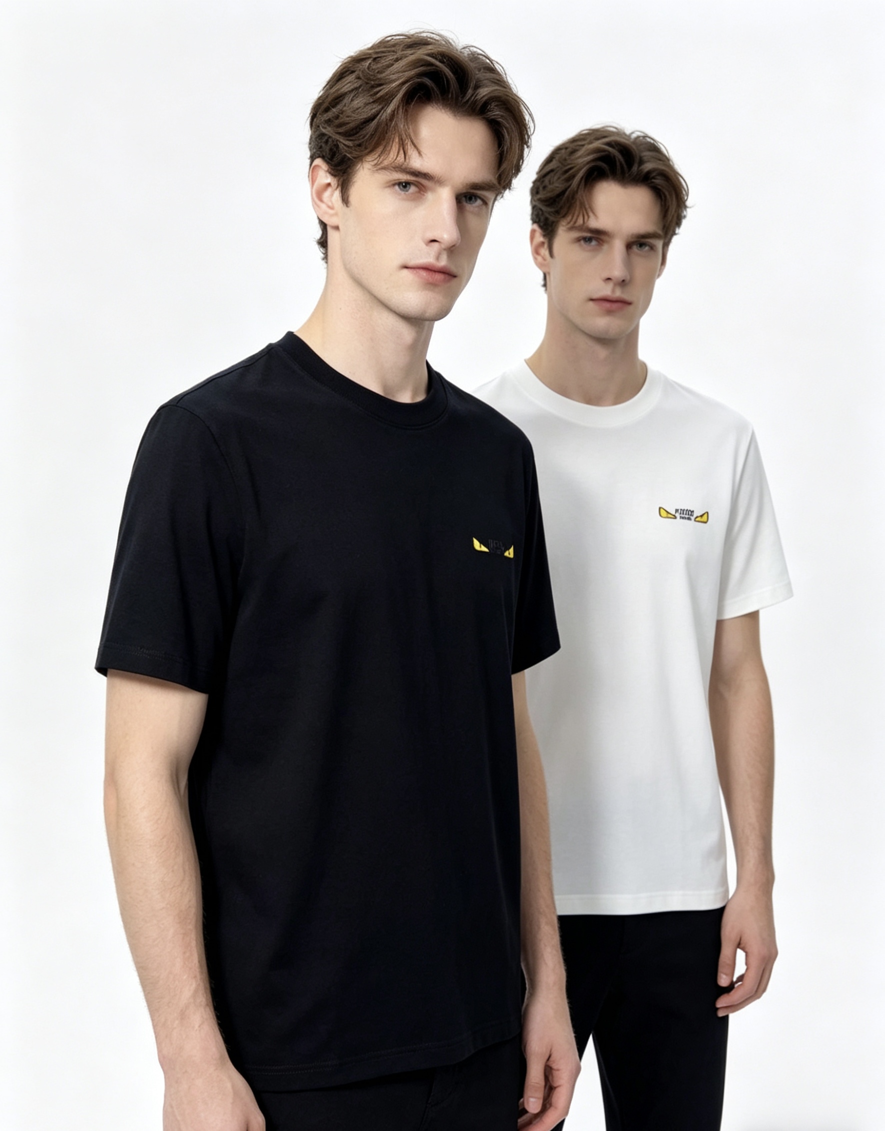 NO:773607,.FENDI..2026 spring and summer new fashionable round neck short-sleeved advanced customization versatile style!  It is more practical and can be easily controlled by anyone. It is made of modal spandex fabric and has a luxurious classic brand logo design. It is very classy and a must-buy for those who know the goods!  The tailoring is a slim fit, very delicate, shows off aura, and highlights the sophistication of men. This is unique. It is just right for slim fit and the upper body effect is very good. Size s-xxL.s wears 175/,, fendi, T-shirt,19860909.芬迪..2026春夏新品时尚圆领短袖高级定制百搭款式！更有实用感 任何人都可以轻松驾驭 采用莫代尔氨纶面料制作,奢华经典品牌logo设计,b非常显档次懂货的必须入！版型剪裁属于修身款 非常精致,显气场,又会凸显男士的精致,这就是独到之处,恰到好处的修身,上身效果非常赞.尺码s-xxL.s穿175/,,fendi,T-shirt,,Men's clothing