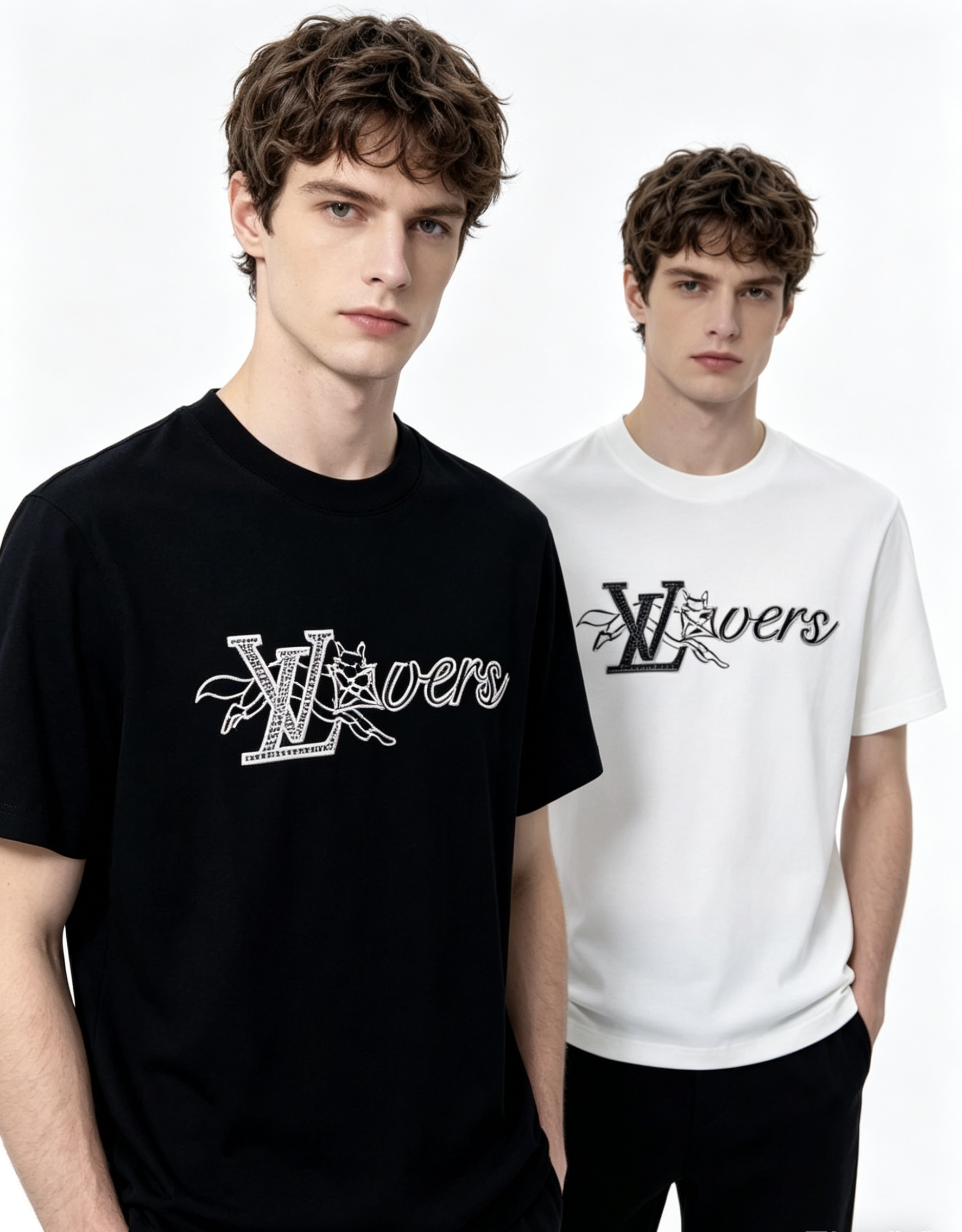 NO:773602,.Lv..2026 spring and summer new fashionable round neck short-sleeved advanced customization versatile style!  It is more practical and can be easily controlled by anyone. It is made of modal spandex fabric and has a luxurious classic brand logo design. It is very classy and a must-buy for those who know the goods!  The tailoring is a slim fit, very delicate, shows off aura, and highlights the sophistication of men. This is unique. It is just right for slim fit and the upper body effect is very good. Size s-xxL.s wears 175/,, Louis Vuitton, T-shirt,19860909.Lv..2026春夏新品时尚圆领短袖高级定制百搭款式！更有实用感 任何人都可以轻松驾驭 采用莫代尔氨纶面料制作,奢华经典品牌logo设计,b非常显档次懂货的必须入！版型剪裁属于修身款 非常精致,显气场,又会凸显男士的精致,这就是独到之处,恰到好处的修身,上身效果非常赞.尺码s-xxL.s穿175/,,louis vuitton,T-shirt,,Men's clothing