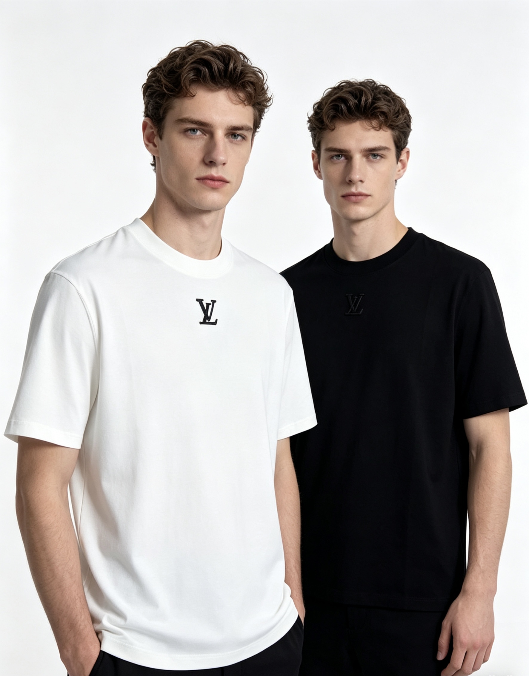 NO:773611,.Lv..2026 spring and summer new fashionable round neck short-sleeved advanced customization versatile style!  It is more practical and can be easily controlled by anyone. It is made of modal spandex fabric and has a luxurious classic brand logo design. It is very classy and a must buy for those who know the goods!  The tailoring is slim-fitting and very delicate. It shows aura and highlights the sophistication of men. This is unique. It is just right for slim fit and the upper body effect is very good. Size m-3XL m wears 175/130, Louis Vuitton, T-shirt,19860909.Lv..2026春夏新品时尚圆领短袖高级定制百搭款式！更有实用感 任何人都可以轻松驾驭 采用莫代尔氨纶面料制作,奢华经典品牌logo设计,w非常显档次懂货的必须入！版型剪裁属于修身款 非常精致,6显气场,又会凸显男士的精致,这就是独到之处,恰到好处的修身,上身效果非常赞.尺码m-3XL m穿175/130,,louis vuitton,T-shirt,,Men's clothing