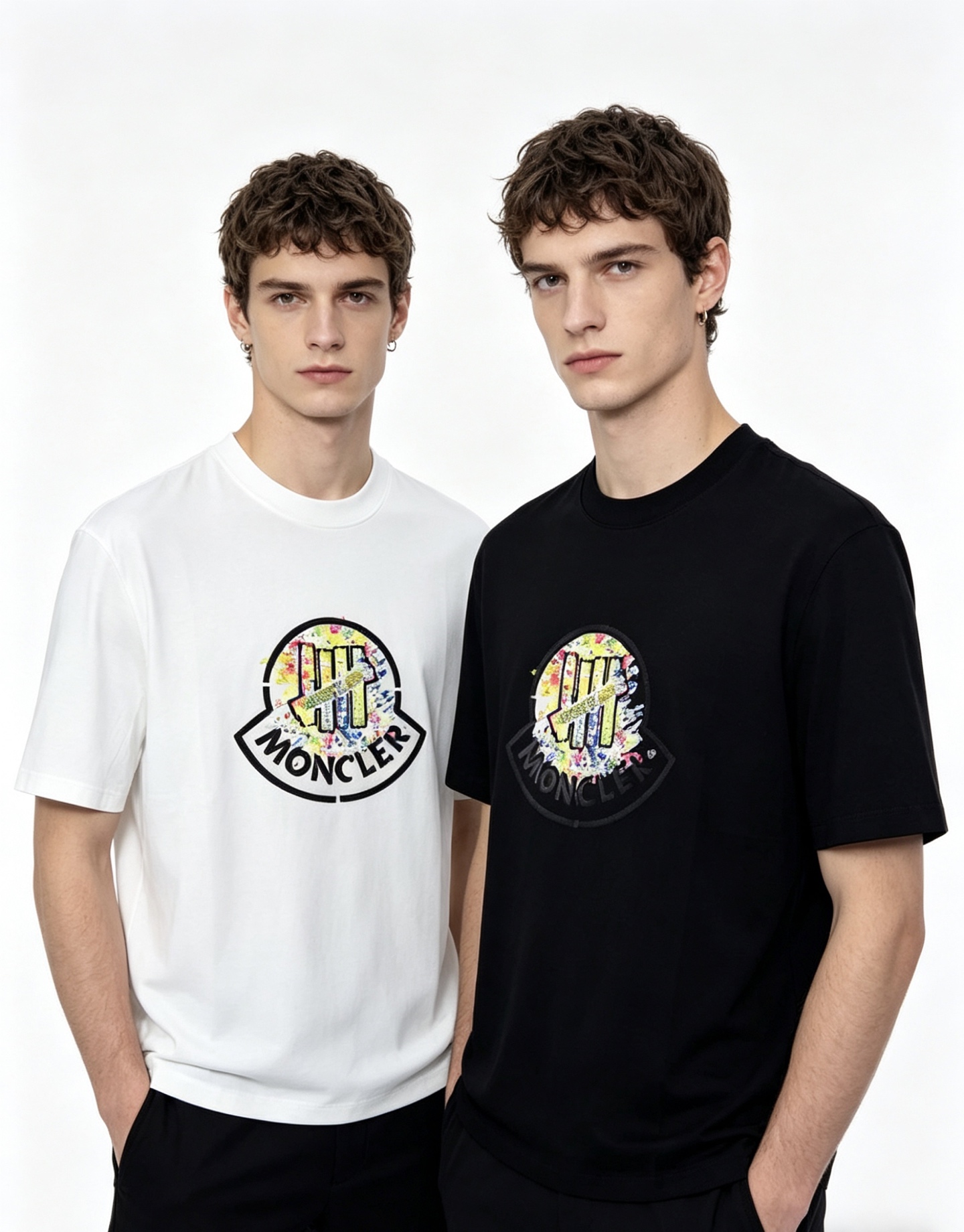 NO:773598,.Mouth covering..2026 spring and summer new arrival fashionable round neck short-sleeved advanced customization versatile style!  It is more practical and can be easily controlled by anyone. It is made of modal spandex fabric and has a luxurious classic brand logo design. It is very classy and a must buy for those who know the goods!  The tailoring is slim-fitting and very delicate. It shows aura and highlights the sophistication of men. This is unique. It is just right for slim fit and the upper body effect is very good. Size m-3XL m wears 175/130, Moncler, T-shirt,19860909.蒙口..2026春夏新品时尚圆领短袖高级定制百搭款式！更有实用感 任何人都可以轻松驾驭 采用莫代尔氨纶面料制作,奢华经典品牌logo设计,w非常显档次懂货的必须入！版型剪裁属于修身款 非常精致,6显气场,又会凸显男士的精致,这就是独到之处,恰到好处的修身,上身效果非常赞.尺码m-3XL m穿175/130,,Moncler,T-shirt,,Men's clothing
