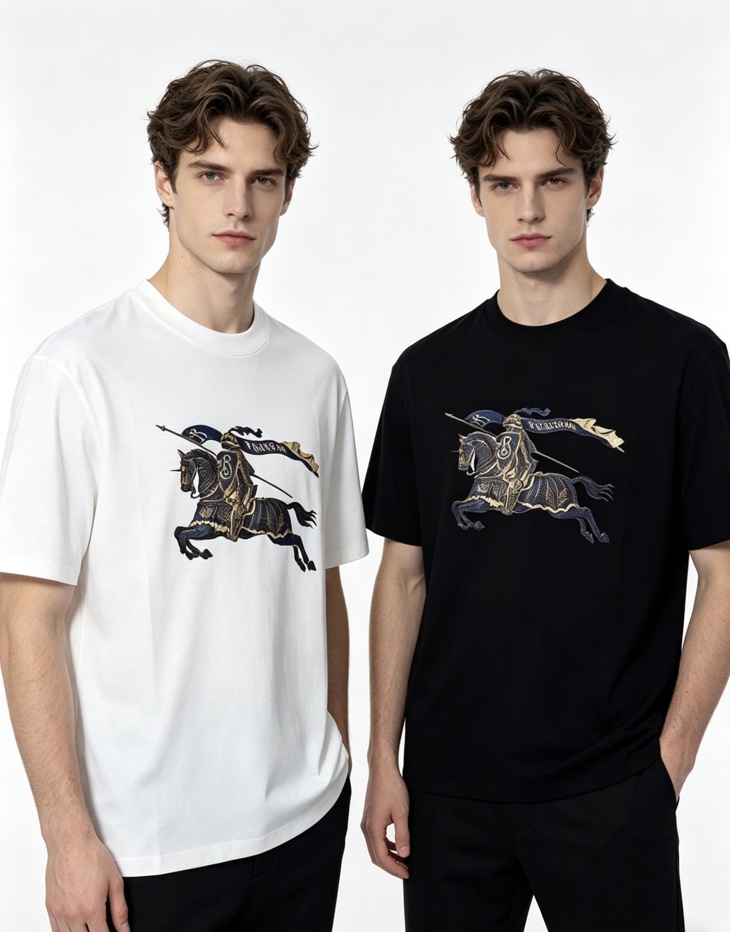 NO:773586,.Burberry..2026 spring and summer new fashion round neck short-sleeved advanced customization versatile style!  It is more practical and can be easily controlled by anyone. It is made of modal spandex fabric and has a luxurious classic brand logo design. It is very classy and a must buy for those who know the goods!  The tailoring is slim-fitting and very delicate. It shows aura and highlights the sophistication of men. This is unique. It is just right for slim fit and the upper body effect is very good. Size m-3XL m wears 175/130, burberry, T-shirt,19860909.巴宝莉..2026春夏新品时尚圆领短袖高级定制百搭款式！更有实用感 任何人都可以轻松驾驭 采用莫代尔氨纶面料制作,奢华经典品牌logo设计,w非常显档次懂货的必须入！版型剪裁属于修身款 非常精致,6显气场,又会凸显男士的精致,这就是独到之处,恰到好处的修身,上身效果非常赞.尺码m-3XL m穿175/130,,burberry,T-shirt,,Men's clothing