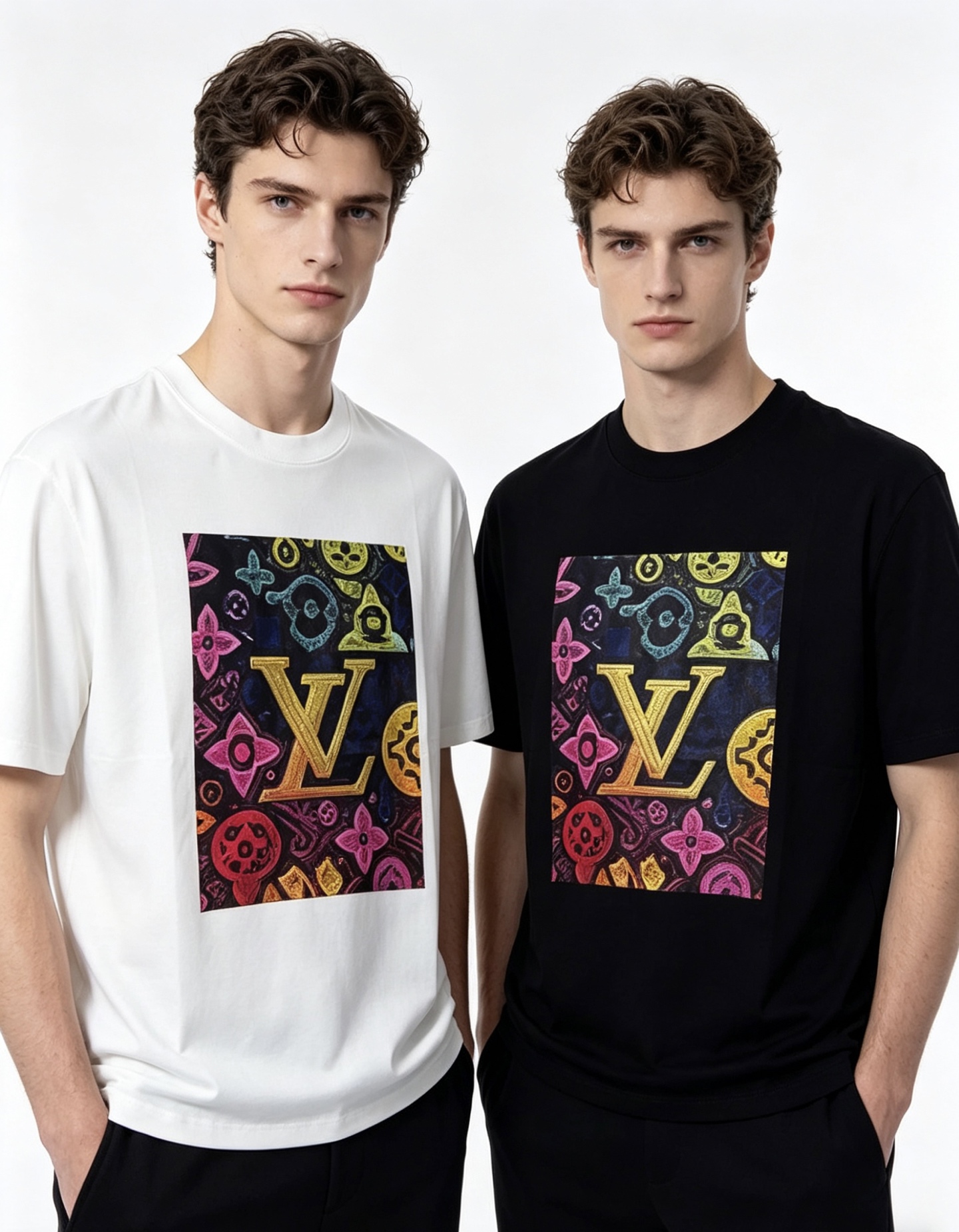 NO:773599,.Lv..2026 spring and summer new fashionable round neck short-sleeved advanced customization versatile style!  It is more practical and can be easily controlled by anyone. It is made of modal spandex fabric and has a luxurious classic brand logo design. It is very classy and a must buy for those who know the goods!  The tailoring is slim-fitting and very delicate. It shows aura and highlights the sophistication of men. This is unique. It is just right for slim fit and the upper body effect is very good. Size m-3XL m wears 175/130, Louis Vuitton, T-shirt,19860909.Lv..2026春夏新品时尚圆领短袖高级定制百搭款式！更有实用感 任何人都可以轻松驾驭 采用莫代尔氨纶面料制作,奢华经典品牌logo设计,w非常显档次懂货的必须入！版型剪裁属于修身款 非常精致,6显气场,又会凸显男士的精致,这就是独到之处,恰到好处的修身,上身效果非常赞.尺码m-3XL m穿175/130,,louis vuitton,T-shirt,,Men's clothing