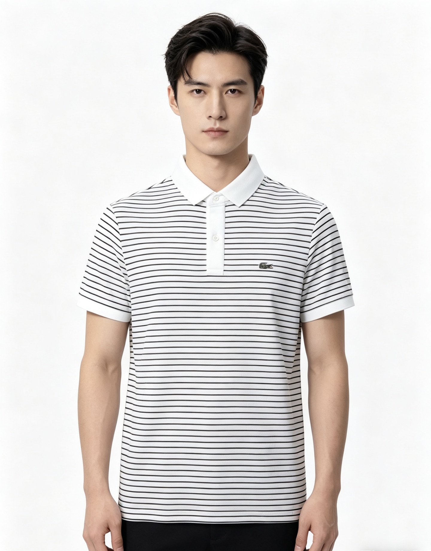 NO:837537,..2026 spring and summer new men's logo short-sleeved polo shirt, continuing the classic business casual lapel polo shirt. This polo shirt is made of mercerized piqué cotton fabric, and the timeless design can transcend fashion trends. The classic style, the hf brand LOGO is three-dimensional and unique, making the whole body more detailed. Fitted version, the fabric is made of cotton piqué material, comfortable, skin-friendly, breathable, and practical for daily commuting and leisure. Highly recommended. Size M-4XL  m wears 175/130,,T-shirt,19860909..2026春夏新款男士标识短袖polo衫,延续经典商务休闲翻领POLO恤.该款Polo衫采用丝光珠地棉面料制成,隽永设计可跨越时尚潮流.经典款型,hf品牌LOGO立体别致,让整体更具细节感 合体的版型,面料采用全棉珠地料,舒适,亲肤,透气好,平时通勤休闲都很实穿的一款 强烈推荐.尺码M-4XL m穿175/130,,T-shirt,,Men's clothing