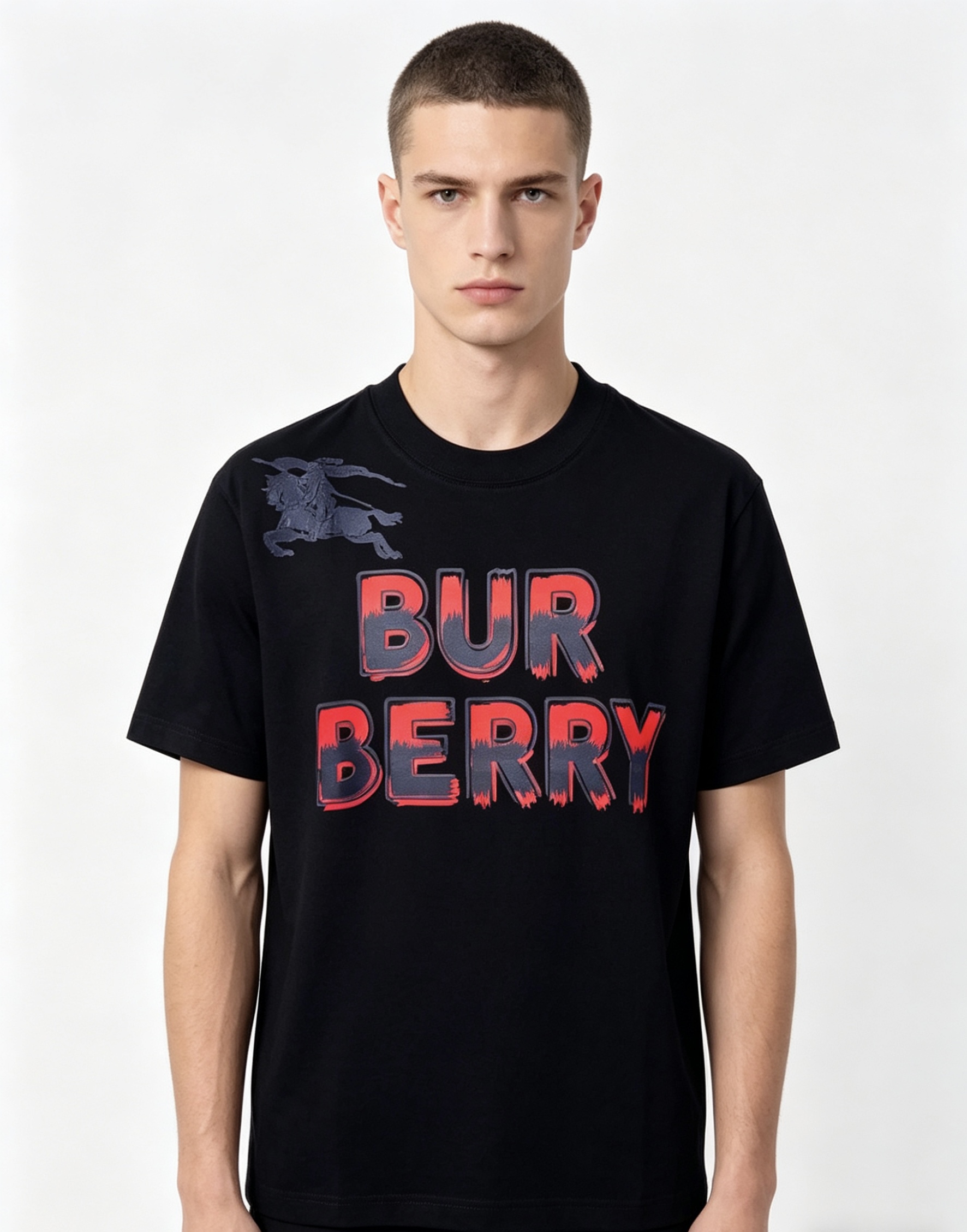 NO:837604,.Burberry. Wear 200 Jin. 26 spring and summer new product counter debuts the latest short-sleeved round neck T-shirt, high-end customization, avant-garde and fashionable design!  The brand logo emphasizes craftsmanship design, high-end customized fabrics, soft to the touch and comfortable to wear. The high-end fabrics imported from 1f customers have a very delicate texture, exquisite details and exquisite craftsmanship. It has exquisite counter-level stitching, fine workmanship, and a highly moldable item. It can be matched with any fashion. The shape is super good. A must-have item for trendy men. Colors: white, black. Size m-4xL.m wears 175/130 pounds, burberry, T-shirt, tees, t-shirt,19860909.巴宝莉.穿200斤.26春夏新品专柜首发最新款短袖圆领T恤 高端订制 设计前卫时尚！品牌logo重工艺设计,高端定制面料,手感柔软,穿着舒适,1f客供进口高档面料质感非常细腻,细节工艺精湛考究,专柜级别精致车线,做工精细,塑造性极高的一款单品,任何时装都可以搭配,版型超级好 潮男必备单品 颜色白色、黑色 尺码m-4xL.m穿175/130斤,,burberry,T-shirt,tees，t-shirt,,Men's clothing