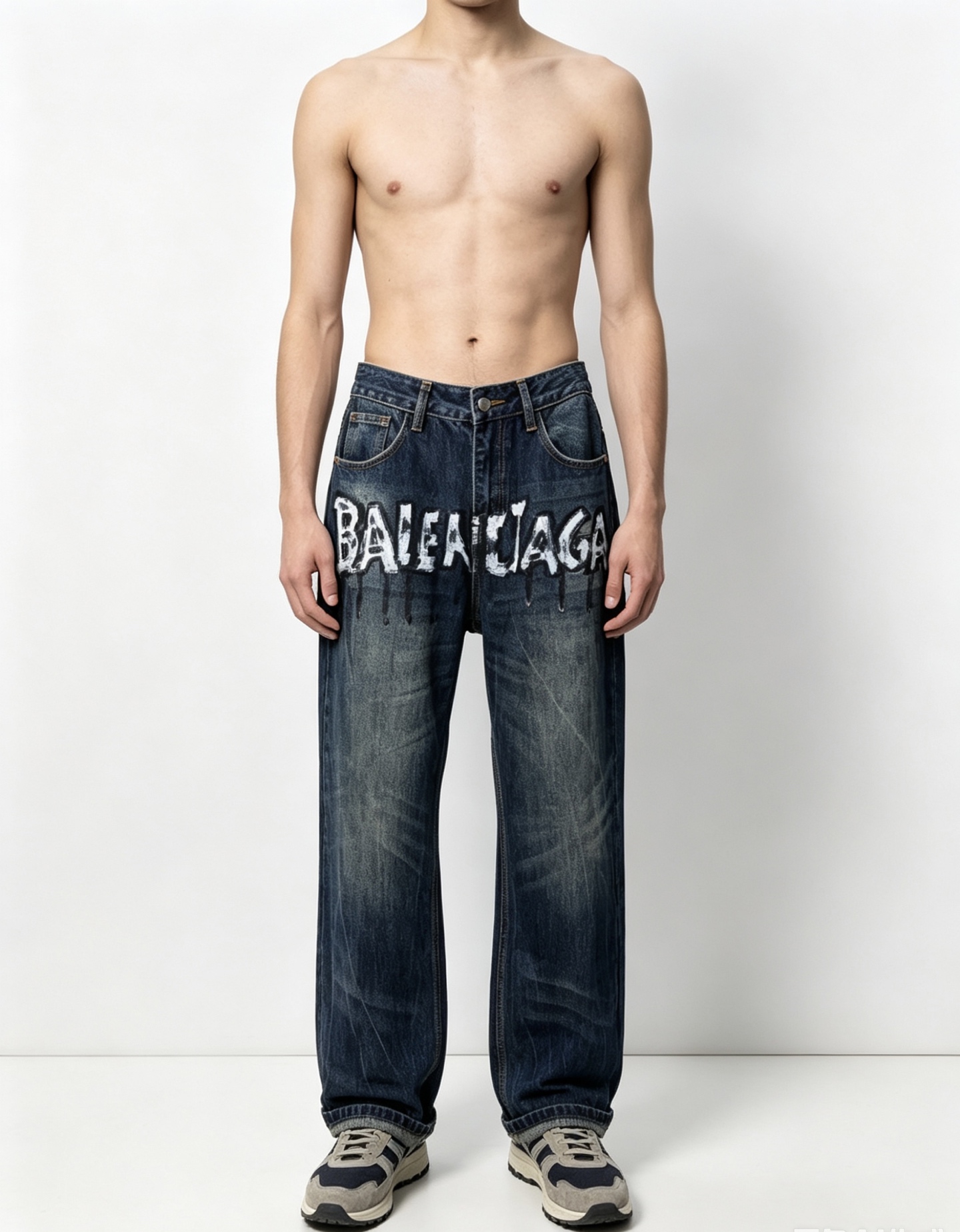 NO:839645,.Balenciaga. New men's wide-leg jeans. The fabric is comfortable and elastic. Exclusively available. Fashionable and elegant. Heavy craftsmanship design. Using original color yeast gradient washing process. Selected imported heavy denim denim fabric with customized hardware decoration. 8 anti-lock hand-painted craftsmanship and exquisite stitching. All the fine workmanship makes the whole pair of trousers to a higher level. Worth owning. Sizes 29--38,,,balenciaga,jeans,19860909.巴黎世家.新品男士阔腿牛仔裤 面料舒适弹性好.独家发售 时尚优雅 重工艺设计.采用原色酵母渐变水洗工艺 精选进口重磅丹宁牛仔面料 配定制五金装饰 8反锁手绘工艺, 精致车线 所有精细做工让整条裤子的调性更上一层楼 值得拥有. 尺码29--38,,,balenciaga,jeans,,Men's clothing