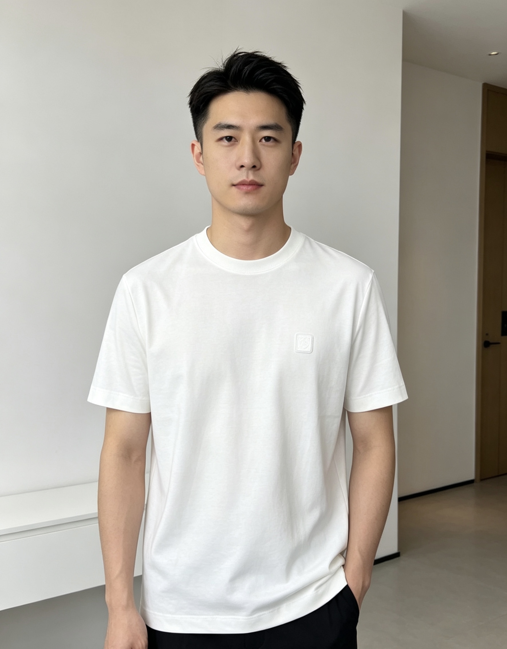 NO:839578,.MD.2025 spring and summer new fashionable round neck short-sleeved advanced customization versatile style!  It is more practical and can be easily controlled by anyone. Made of double mercerized fabric, with luxurious classic brand logo design, hf is very classy and a must buy for those who know the goods!  The tailoring is slim-fitting, very refined, shows off aura, and highlights the sophistication of business men. This is unique, it has just the right amount of slim fit, and the upper body effect is great!  Size M-4xL.m wears 175/120 catties.,,T-shirt,19860909.MD.2025春夏新品时尚圆领短袖高级定制百搭款式！更有实用感 任何人都可以轻松驾驭 采用双丝光面料制作,奢华经典品牌logo设计,hf 非常显档次懂货的必须入！版型剪裁属于修身款 非常精致,显气场,又会凸显商务男士的精致,这就是独到之处,恰到好处的修身,上身效果非常赞！ 尺码M-4xL.m穿175/120斤.,,T-shirt,,Men's clothing