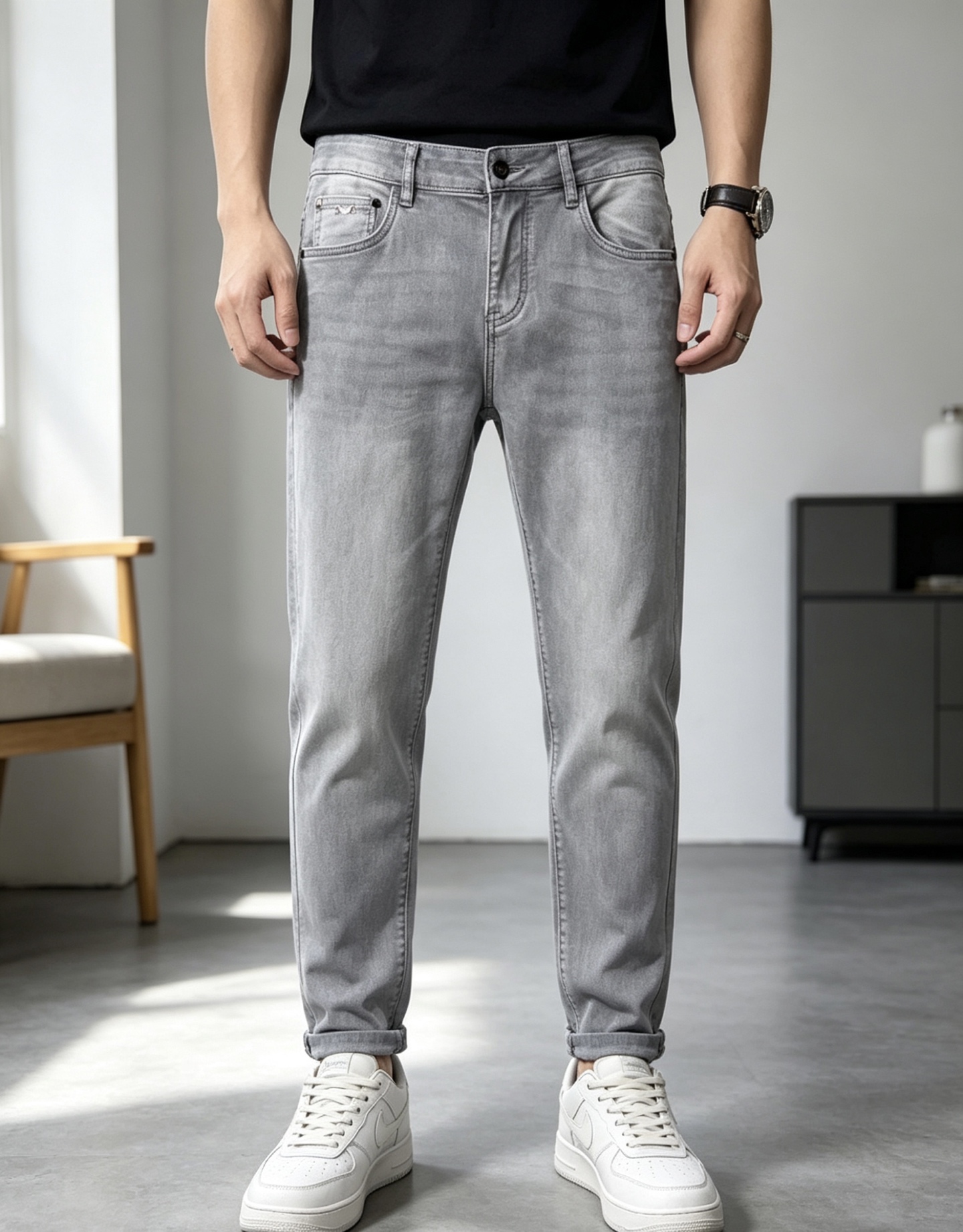 NO:842571,. Armani. Official website counter is on sale simultaneously, 2026 spring and summer new men's casual jeans, original quality, counter customized original denim fabric, logo pattern design, 4a pants body original hardware decoration, three-dimensional and clear, super trendy personality, fashionable and stylish upper body!  Must-have items for trendy men in sizes 29-36, armani, jeans,19860909.阿玛尼.官网专柜同步发售,2026春夏新品男士休闲牛仔裤,原单品质,专柜定制原版牛仔面料,logo图案设计,4a裤身原版五金辅料装饰,立体清晰,超级潮流个性,上身时尚有型！潮男必备单品 码数29-36,,armani,jeans,,Men's clothing
