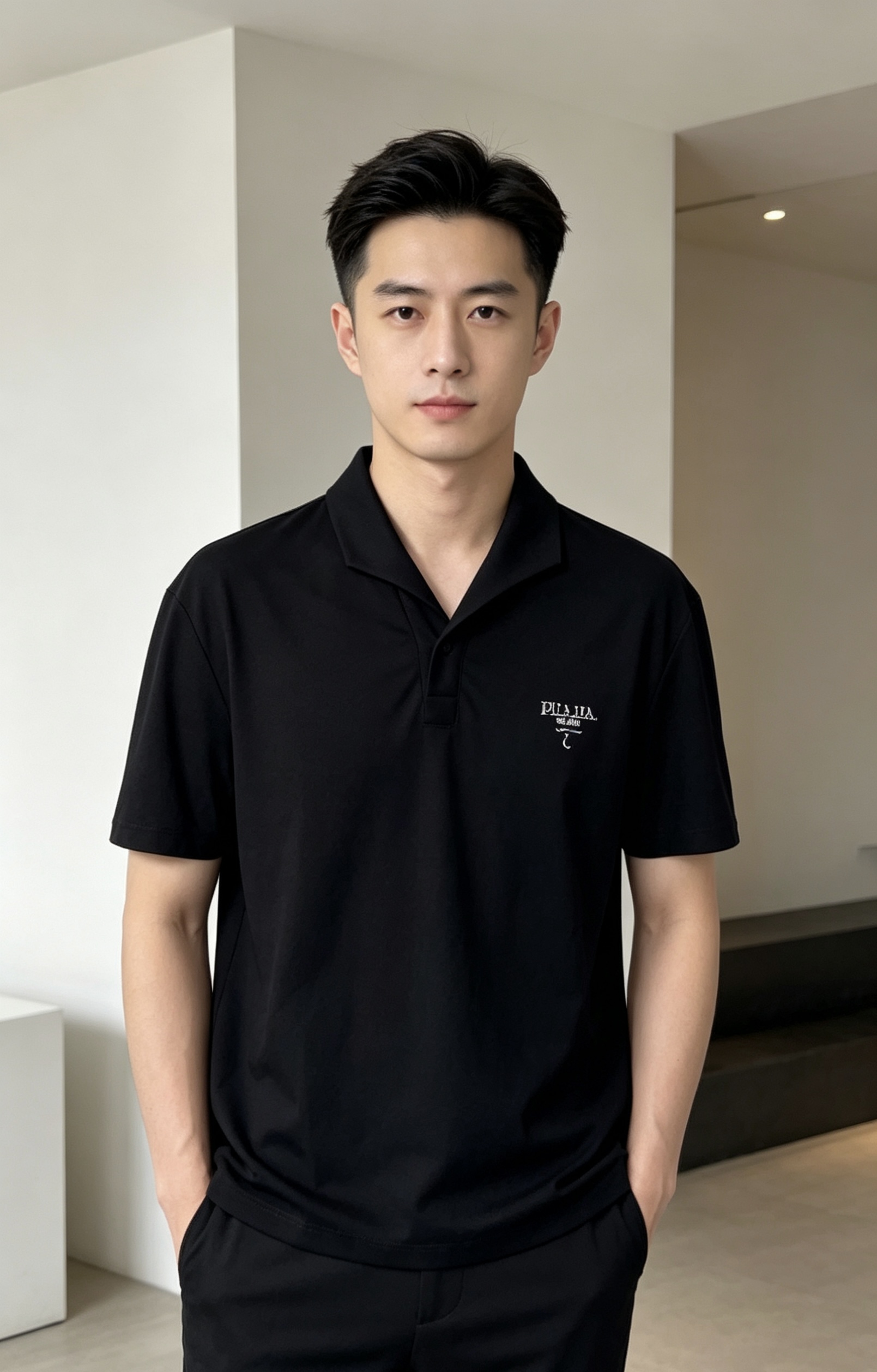 NO:842679,.Prada. 2026 spring and summer new men's logo short-sleeved polo shirt, continuing the classic casual lapel polo shirt. This polo shirt is made of mercerized piqué cotton fabric, and the timeless design can transcend fashion trends. Classic style, 2 brand LOGOs are three-dimensional and unique, making the whole body more detailed. Fitted version, the fabric is made of cotton piqué material, comfortable, skin-friendly, breathable, and practical for daily commuting and leisure. Highly recommended. Size M-3XL  m wear/130,,prada,T-shirt,19860909.普拉达.2026春夏新款男士标识短袖polo衫,延续经典休闲翻领POLO恤.该款Polo衫采用丝光珠地棉面料制成,隽永设计可跨越时尚潮流.经典款型,2品牌LOGO立体别致,让整体更具细节感 合体的版型,面料采用全棉珠地料,舒适,亲肤,透气好,平时通勤休闲都很实穿的一款 强烈推荐.尺码M-3XL m穿/130,,prada,T-shirt,,Men's clothing