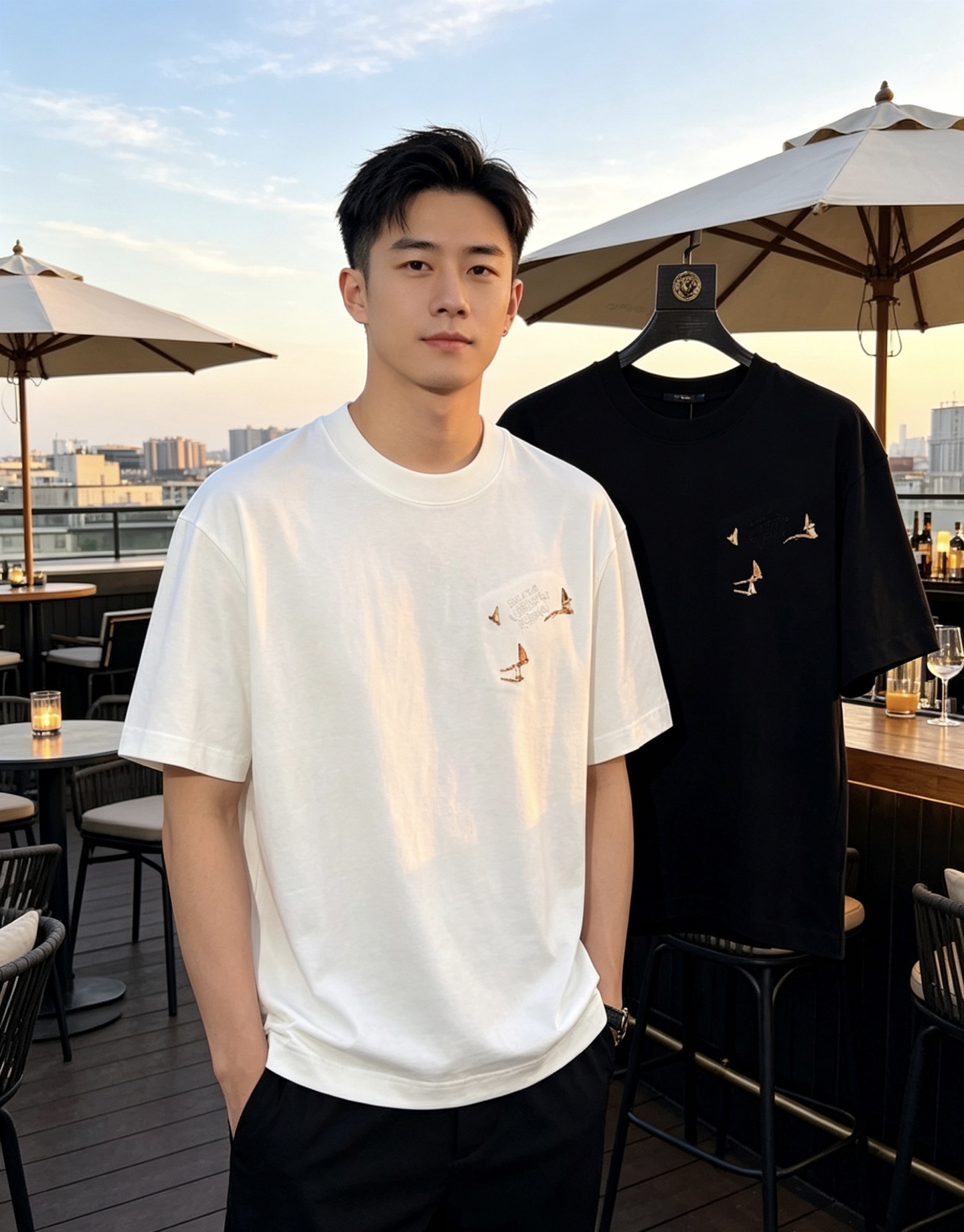 NO:844846,.Lv.2026 new spring and summer fashionable round neck short-sleeved advanced customization versatile style!  It is more practical and can be easily controlled by anyone. It is made of pure cotton fabric and has a luxurious classic brand logo design. It is very classy and a must-buy for those who know the goods!  The tailoring is a slim fit, very delicate, 1f shows aura, and highlights the sophistication of men. This is unique, it is just right for slim fit, and the upper body effect is very good. Size s-xL.s wears 175/,, Louis Vuitton, T-shirt,19860909.Lv.2026春夏新品时尚圆领短袖高级定制百搭款式！更有实用感 任何人都可以轻松驾驭 采用纯棉面料制作,奢华经典品牌logo设计,非常显档次懂货的必须入！版型剪裁属于修身款 非常精致,1f显气场,又会凸显男士的精致,这就是独到之处,恰到好处的修身,上身效果非常赞.尺码s-xL.s穿175/,,louis vuitton,T-shirt,,Men's clothing