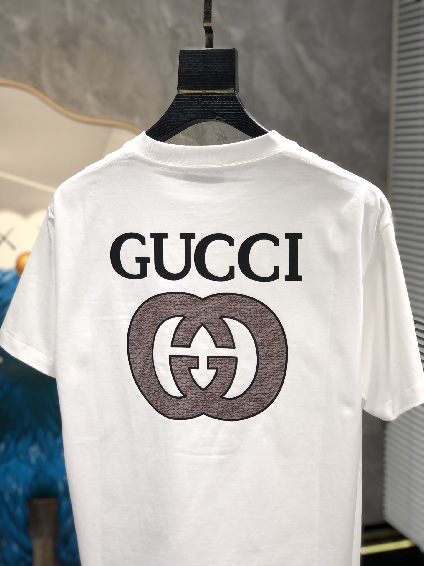 Gucci。🉑️穿200斤。2026春夏新品时尚圆领短袖👍高级定制百搭款式！更有实用感 任何人都可以轻松