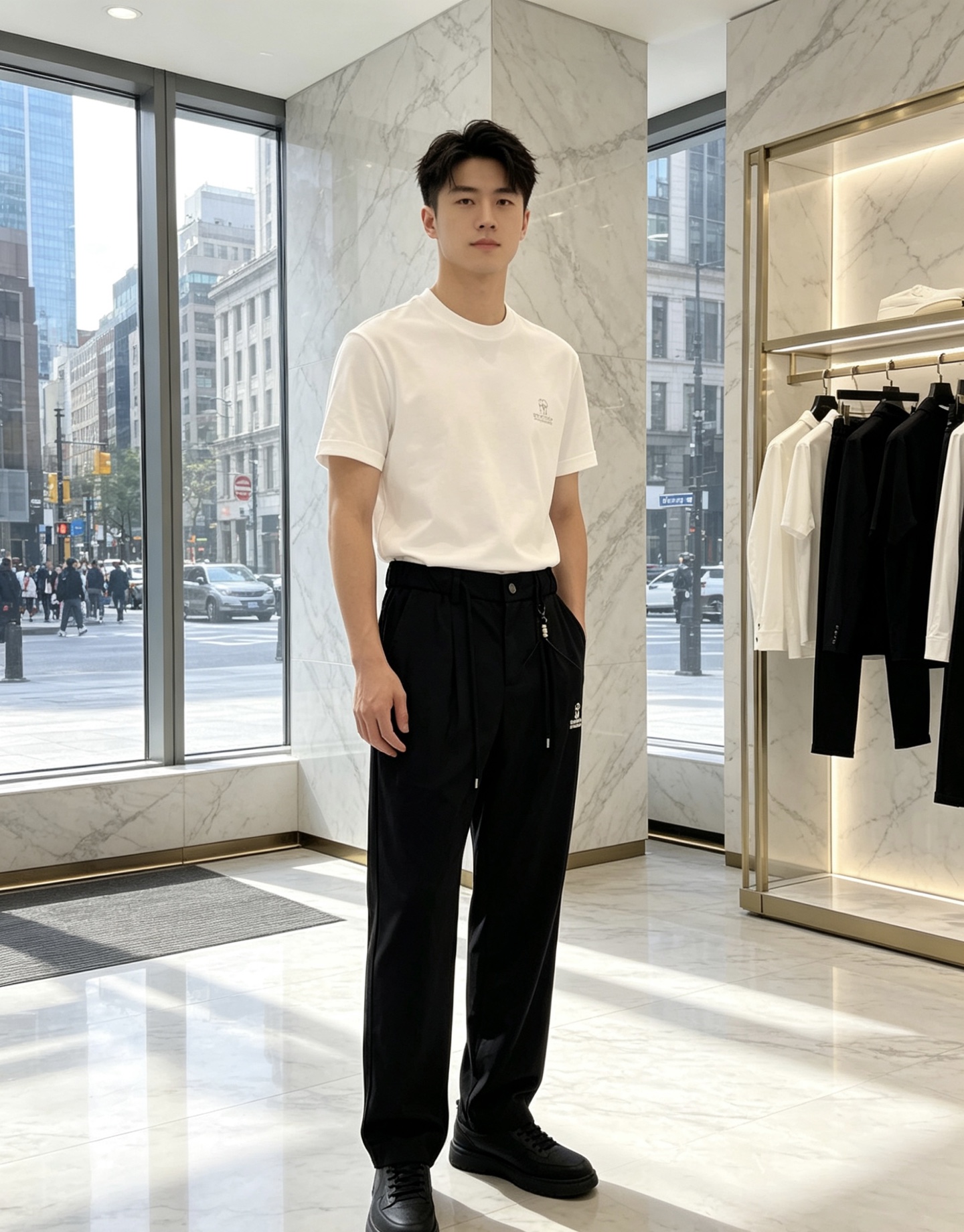 BC。26年春夏专柜新品同步上市。原单订制高品质时尚休闲裤。超级百搭款。独家定制面料，手感细腻柔软，贴身