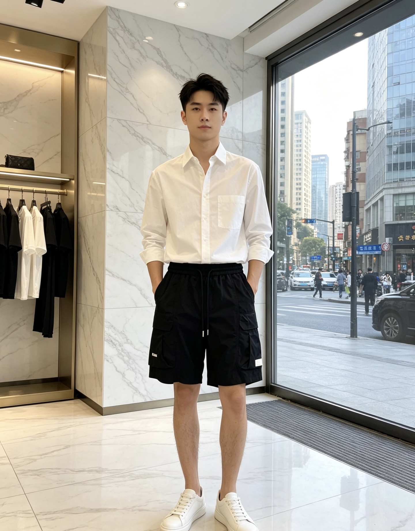 罗意威。🉑️穿200斤。2026春夏新款休闲工装裤 时尚休闲 内胆采用网眼面料。休闲版型 微弹力面料 面