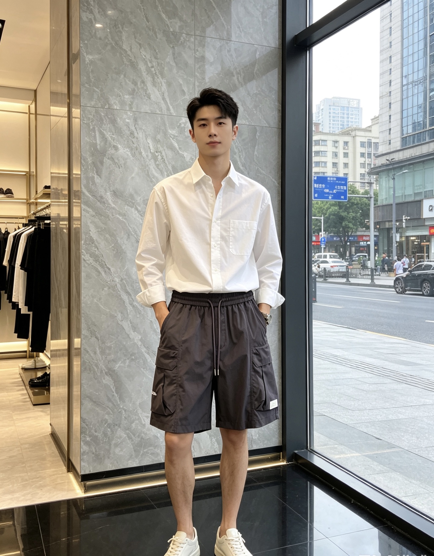 罗意威。🉑️穿200斤。2026春夏新款休闲工装裤 时尚休闲 内胆采用网眼面料。休闲版型 微弹力面料 面