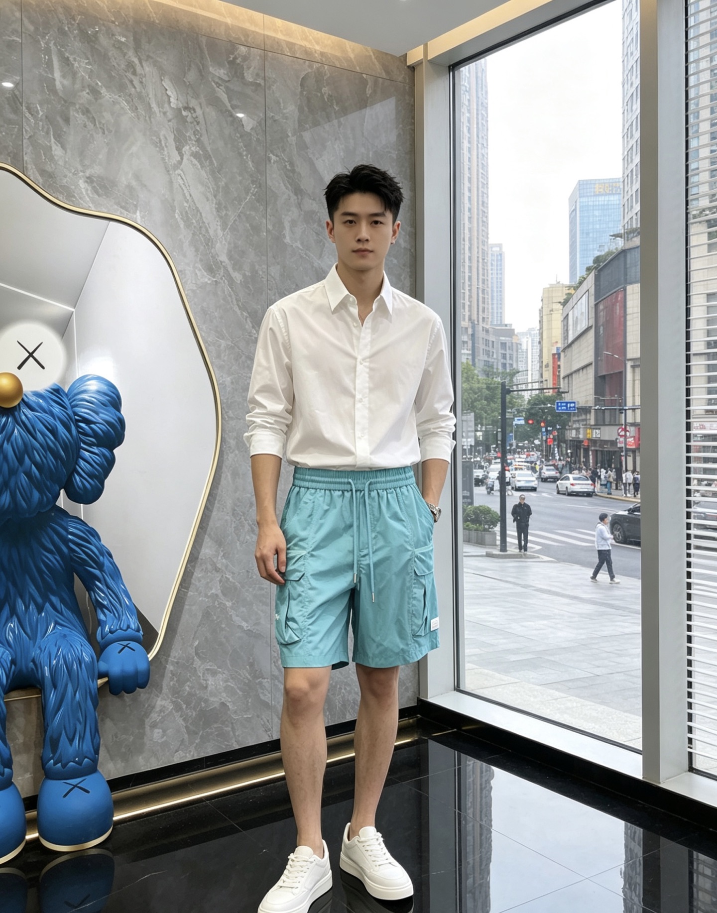 罗意威。🉑️穿200斤。2026春夏新款休闲工装裤 时尚休闲 内胆采用网眼面料。休闲版型 微弹力面料 面