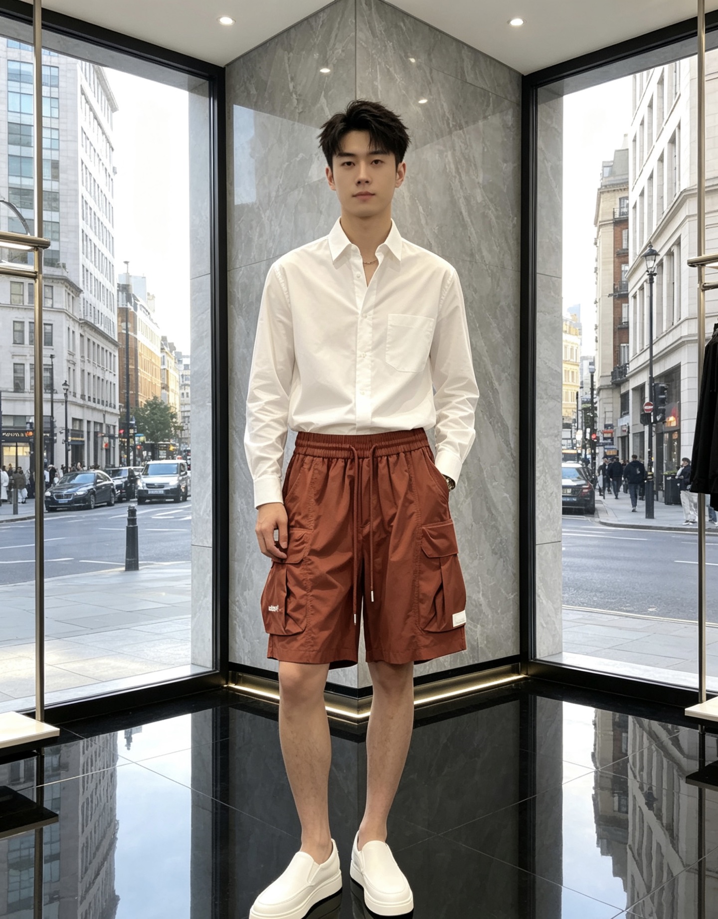罗意威。🉑️穿200斤。2026春夏新款休闲工装裤 时尚休闲 内胆采用网眼面料。休闲版型 微弹力面料 面