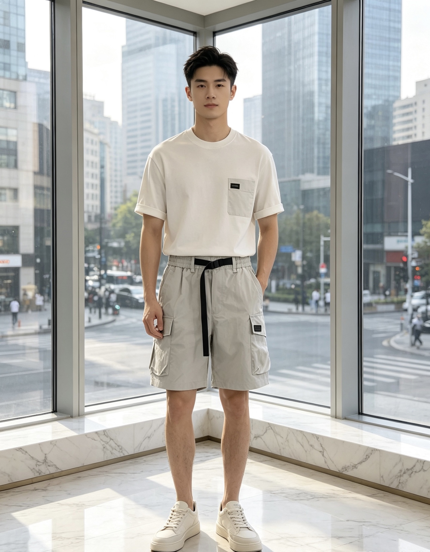 Dioe。🉑️穿200斤。2026春夏新款休闲工装裤 时尚休闲 内胆采用网眼面料。休闲版型 微弹力面料 