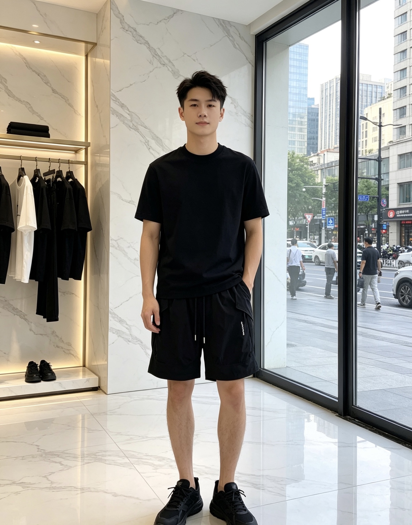 普拉达。🉑️穿200斤。2026春夏新款休闲工装裤 时尚休闲 内胆采用网眼面料。休闲版型 微弹力面料 面