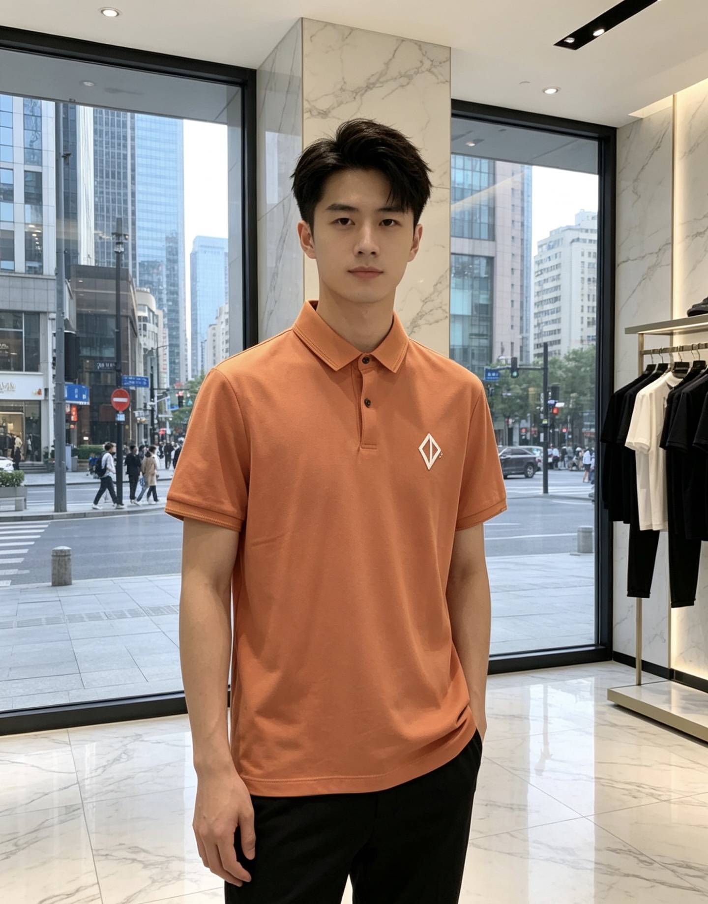 Dior。 26春夏新款男士标识Polo衫，延续经典老钱枫休闲翻领POLO恤.该款Polo衫采用原版专柜