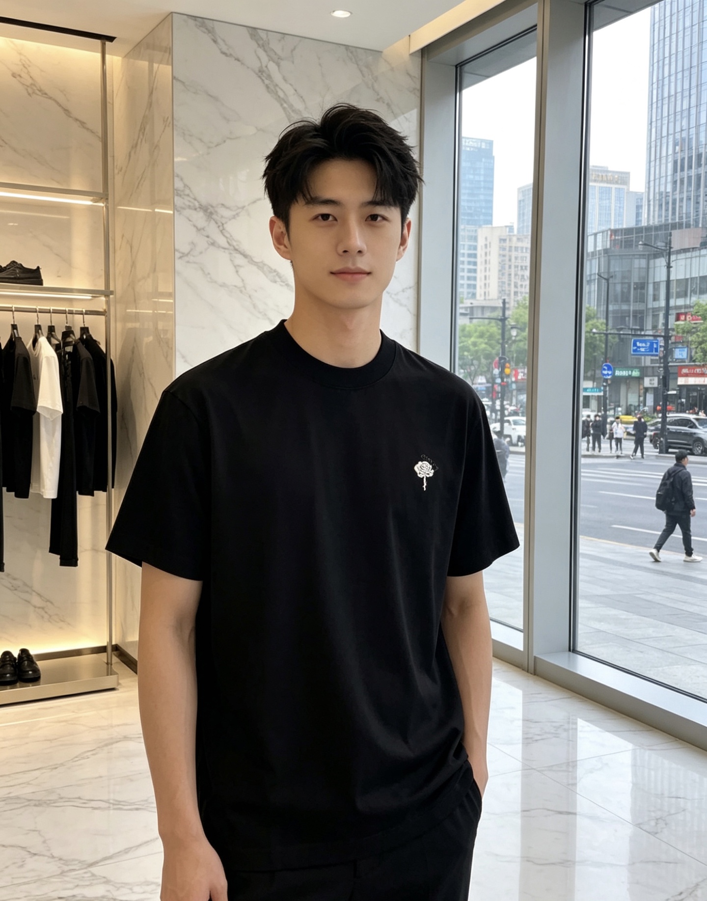 Gucci。🉑️穿200斤。2026春夏新品时尚圆领短袖👍高级定制百搭款式！更有实用感 任何人都可以轻松