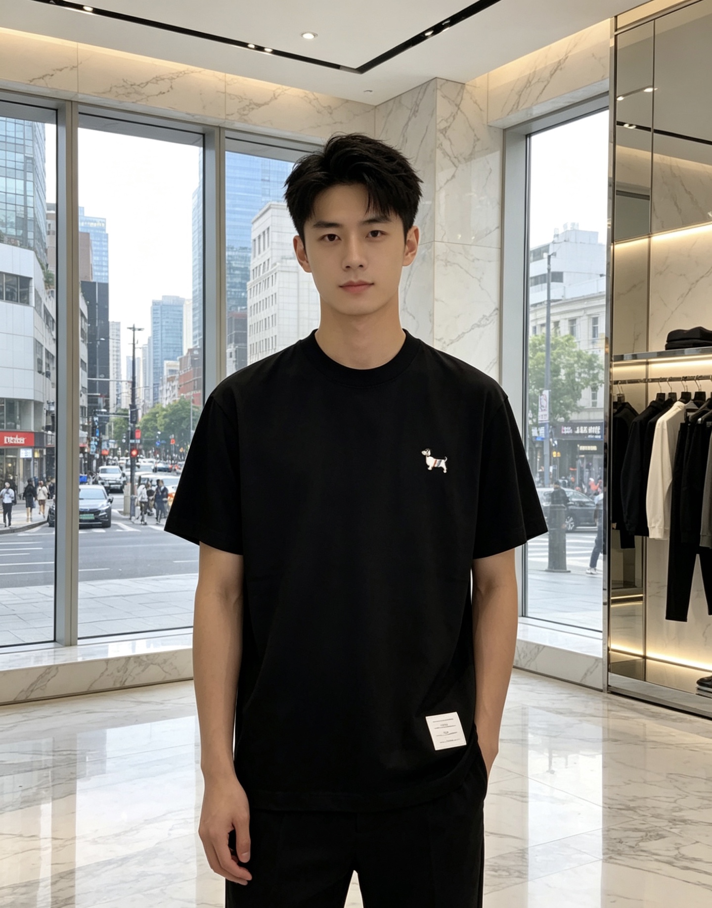 TB。🉑️穿200斤。2026春夏新品时尚圆领短袖👍高级定制百搭款式！更有实用感 任何人都可以轻松驾驭 
