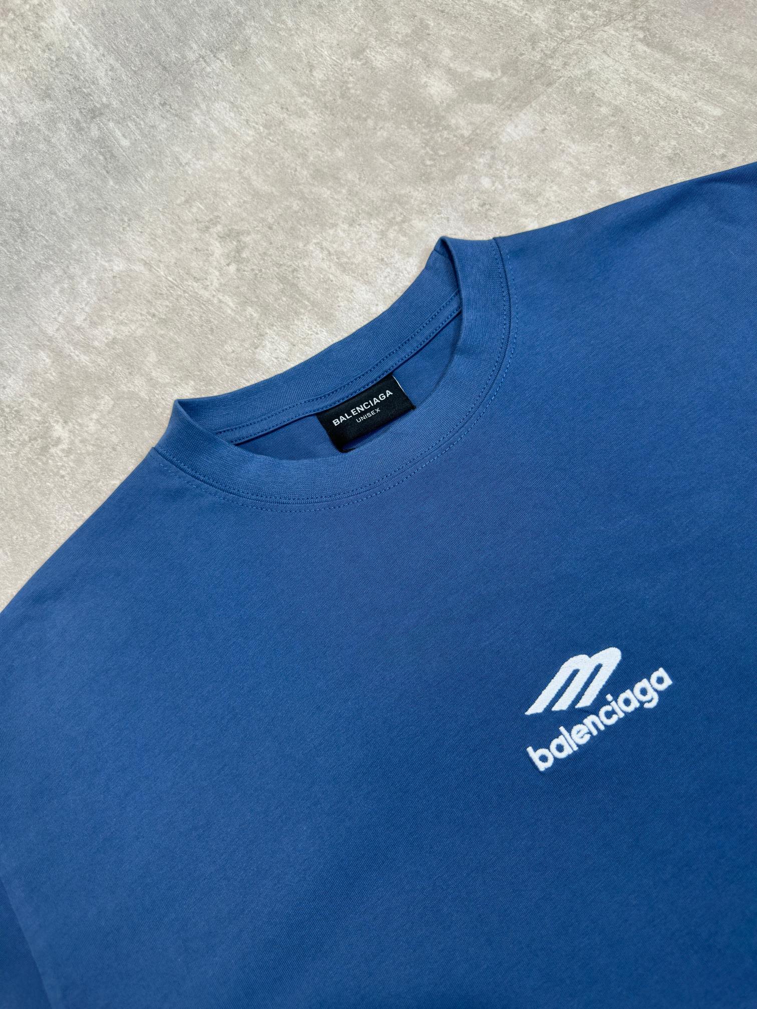 Balenciaga 款式：Balenciaga 巴黎世家 3M图案刺绣圆领短袖T恤