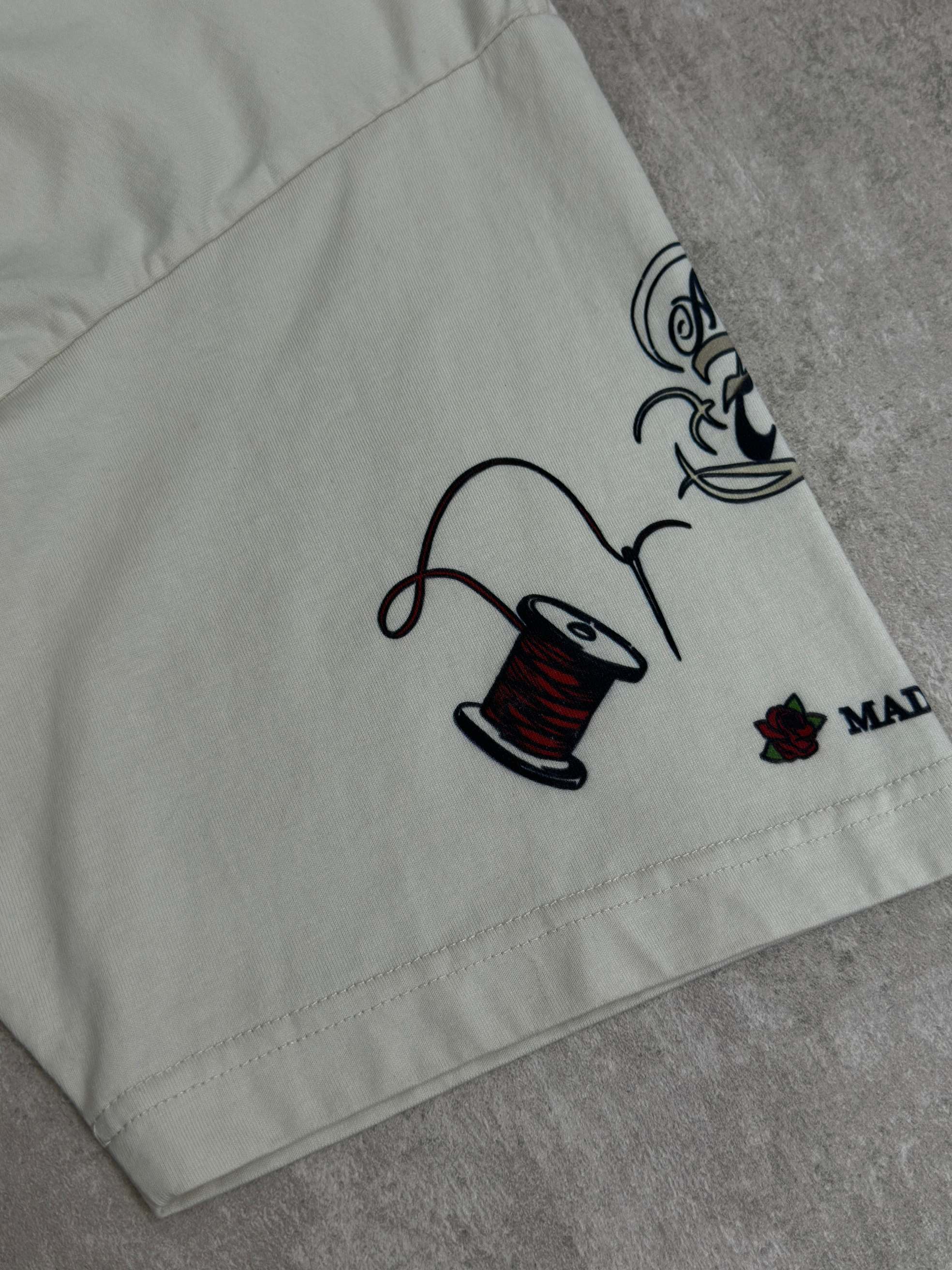 Balenciaga 款式:Balenciaga巴黎世家2026新款Tattoo系列1917白墨直喷图案 短袖T恤