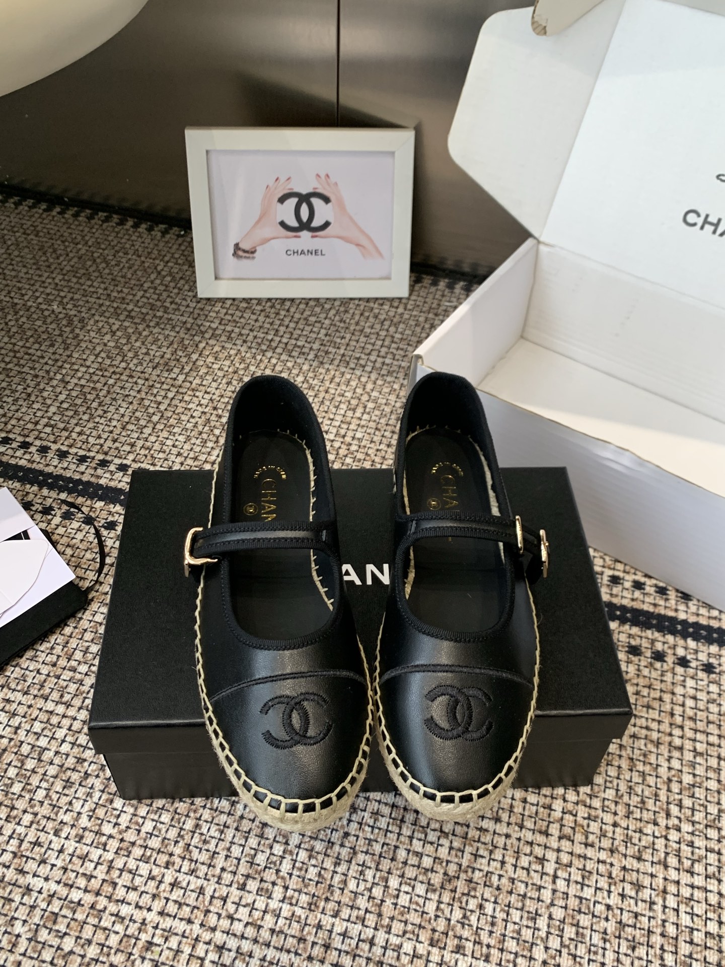 Black Mary Jane Flats